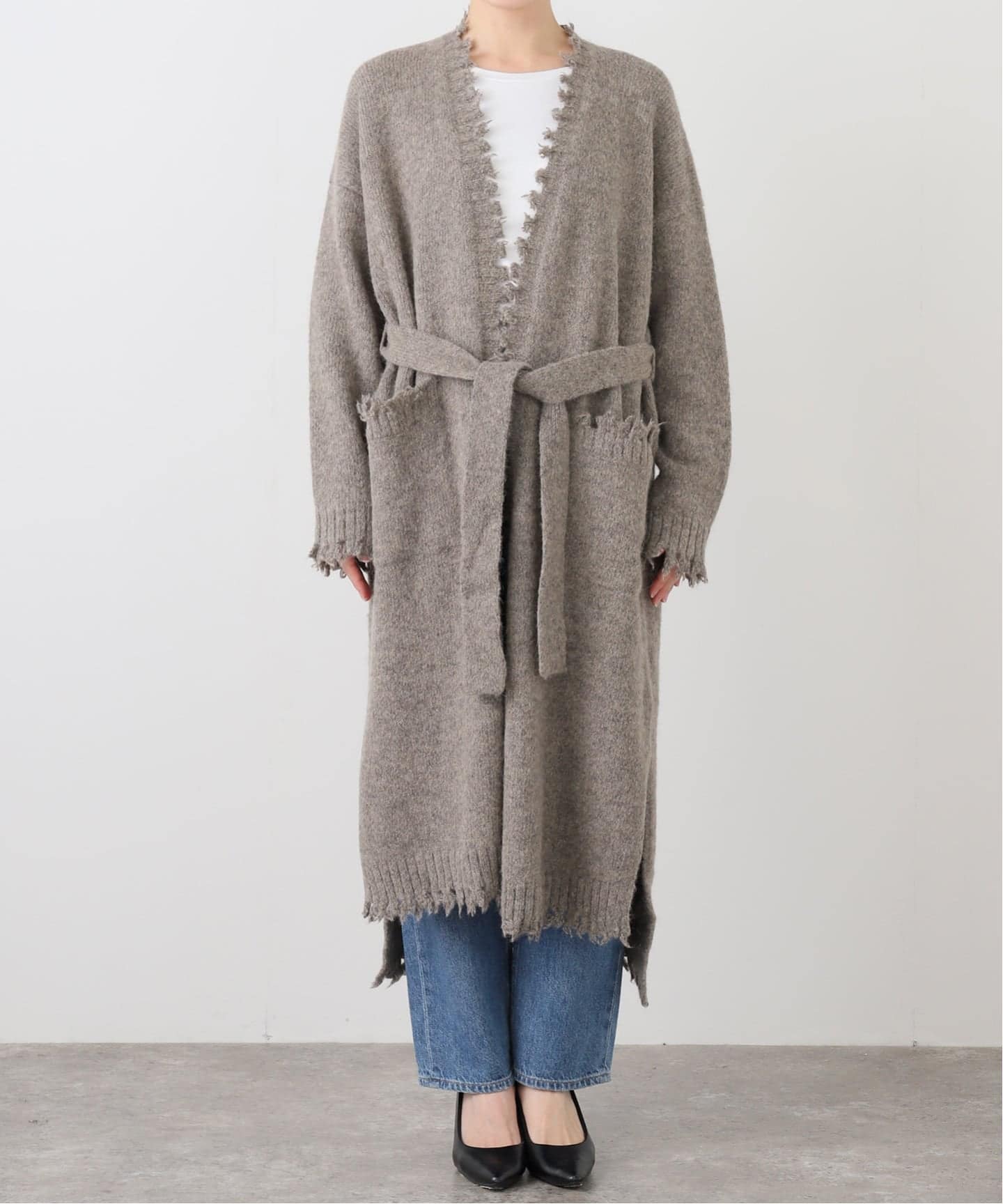 LAUREN MANOOGIAN/ローレン マヌージアン】FRAY カーディガン