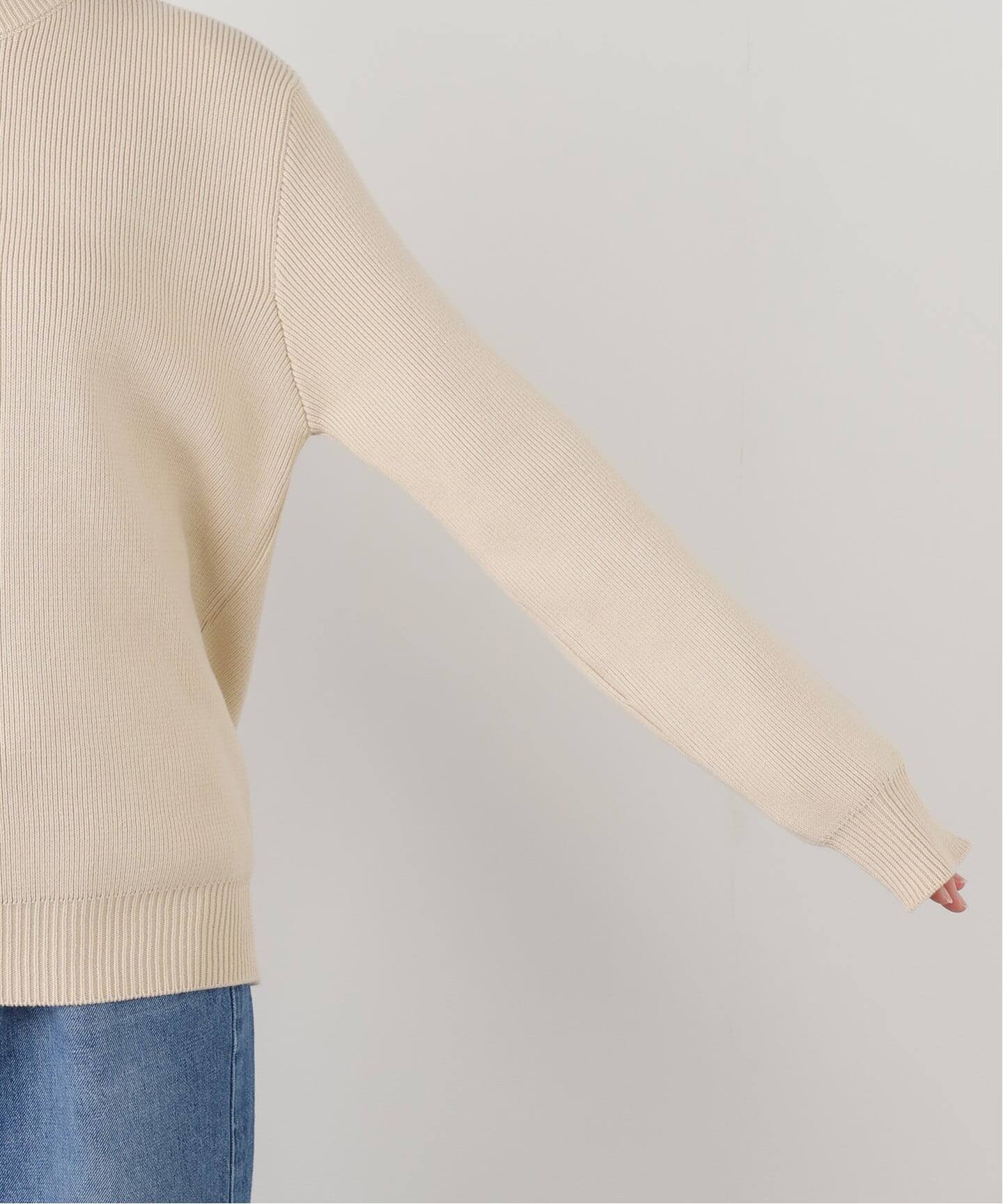 GOLDEN /ゴールデングース　クルーネックBOYFRIENDニット GOLDEN W S BOYFRIEND KNIT CREW NECK COTTON WITH LOGO（ニット