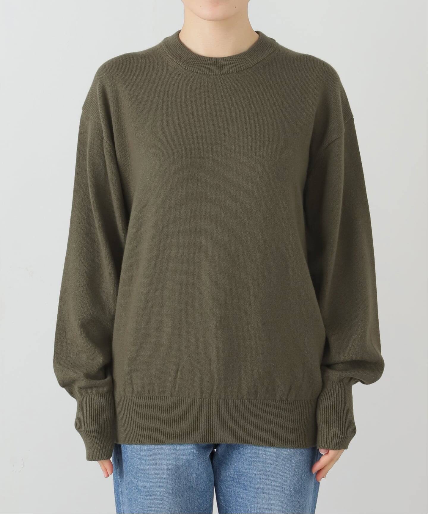 ドゥーズィエムクラス【HERILL / ヘリルCASHMERE アランニット HERILL/ヘリル】Cashmere rib stitch ニット（ニット／セーター