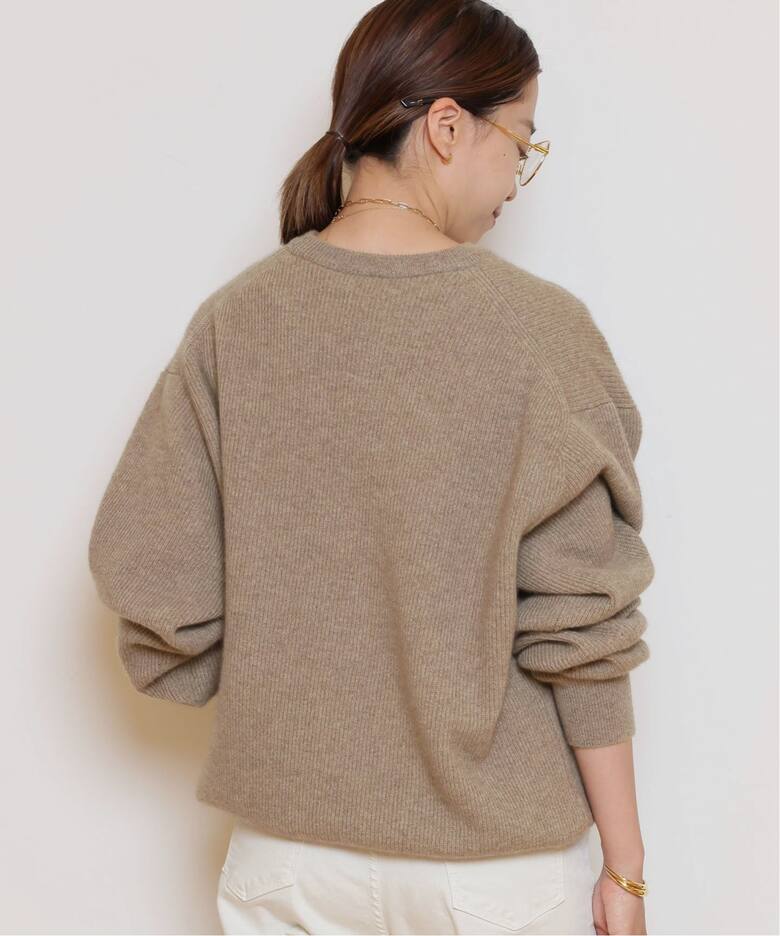 HERILL/ヘリル】Cashmere rib stitch ニット（ニット／セーター 