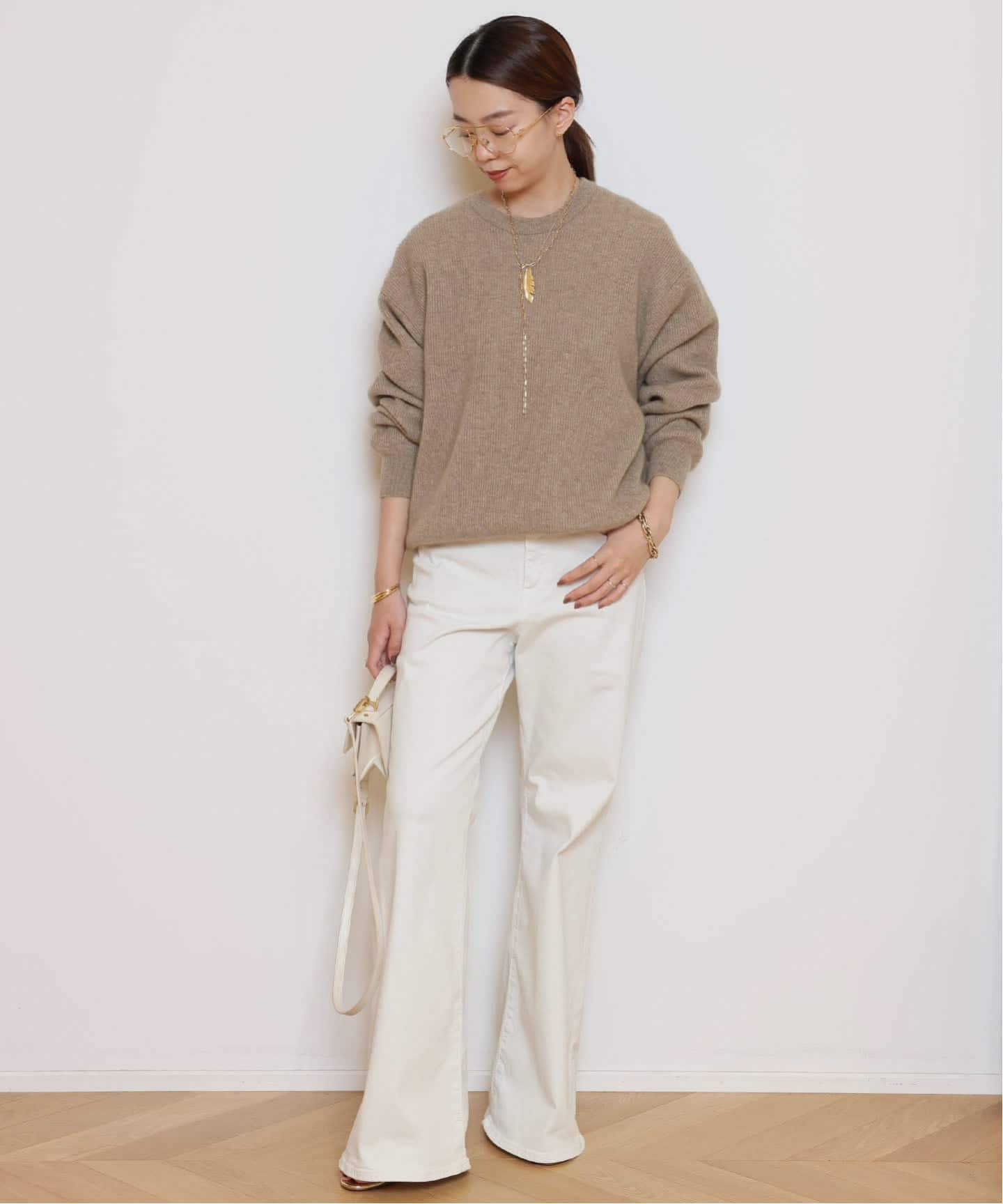 トップス HERILL Cashmere Rib Sweater HERILL/ヘリル】Cashmere Ribsweater（ニット／セーター）｜JOURNAL
