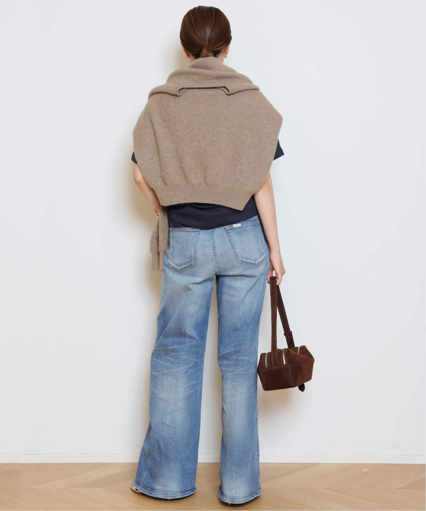 HERILL/ヘリル】Cashmere rib stitch ニット（ニット／セーター