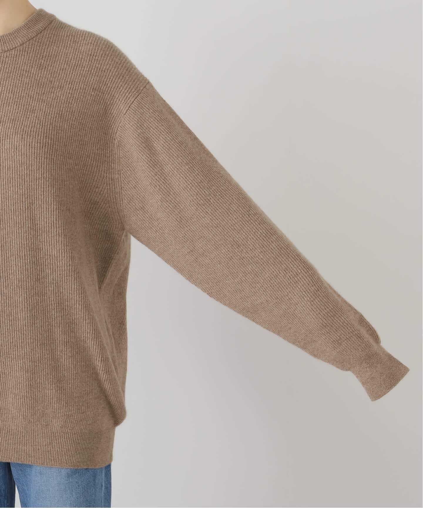 HERILL/ヘリル】Cashmere rib stitch ニット（ニット／セーター