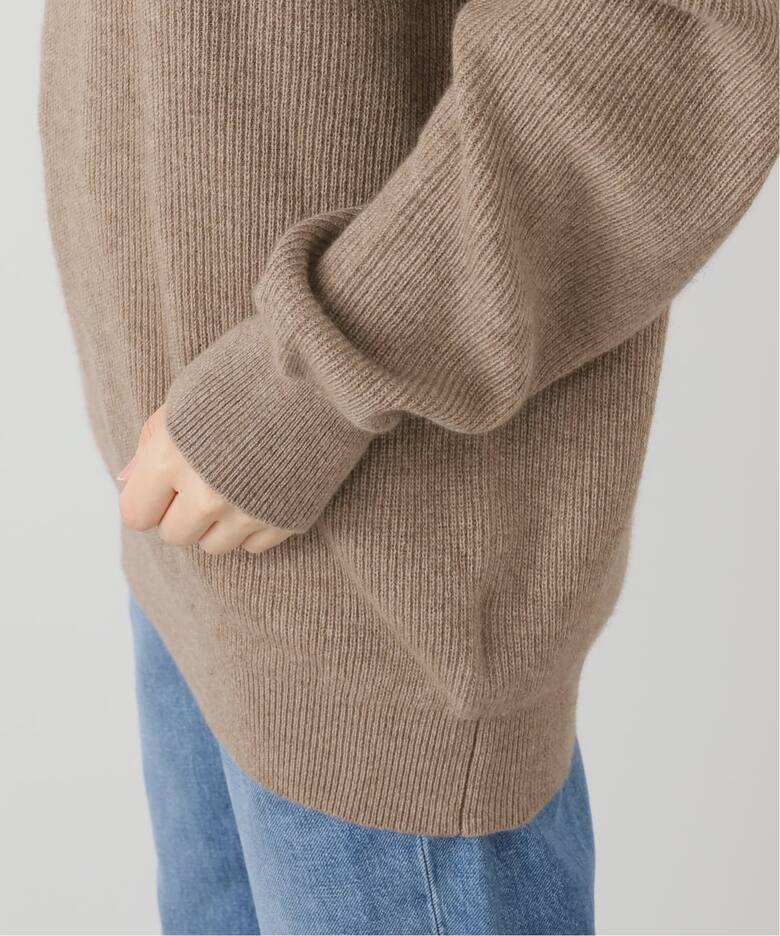 HERILL/ヘリル】Cashmere rib stitch ニット（ニット／セーター 