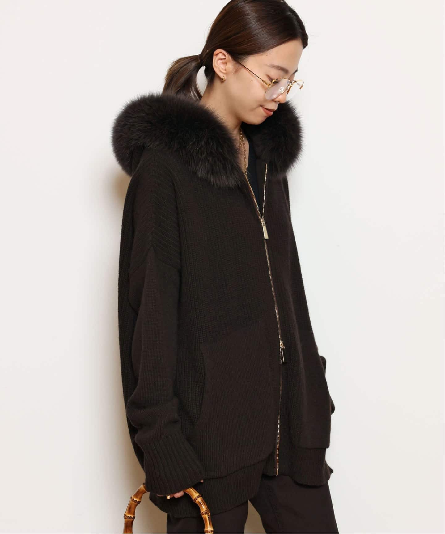 MUSE【BRUNO CARLO/ブルーノ カルロ】KNIT フーディ BRUNO CARLO/ブルーノ カルロ】KNIT フーディ（ニット／セーター