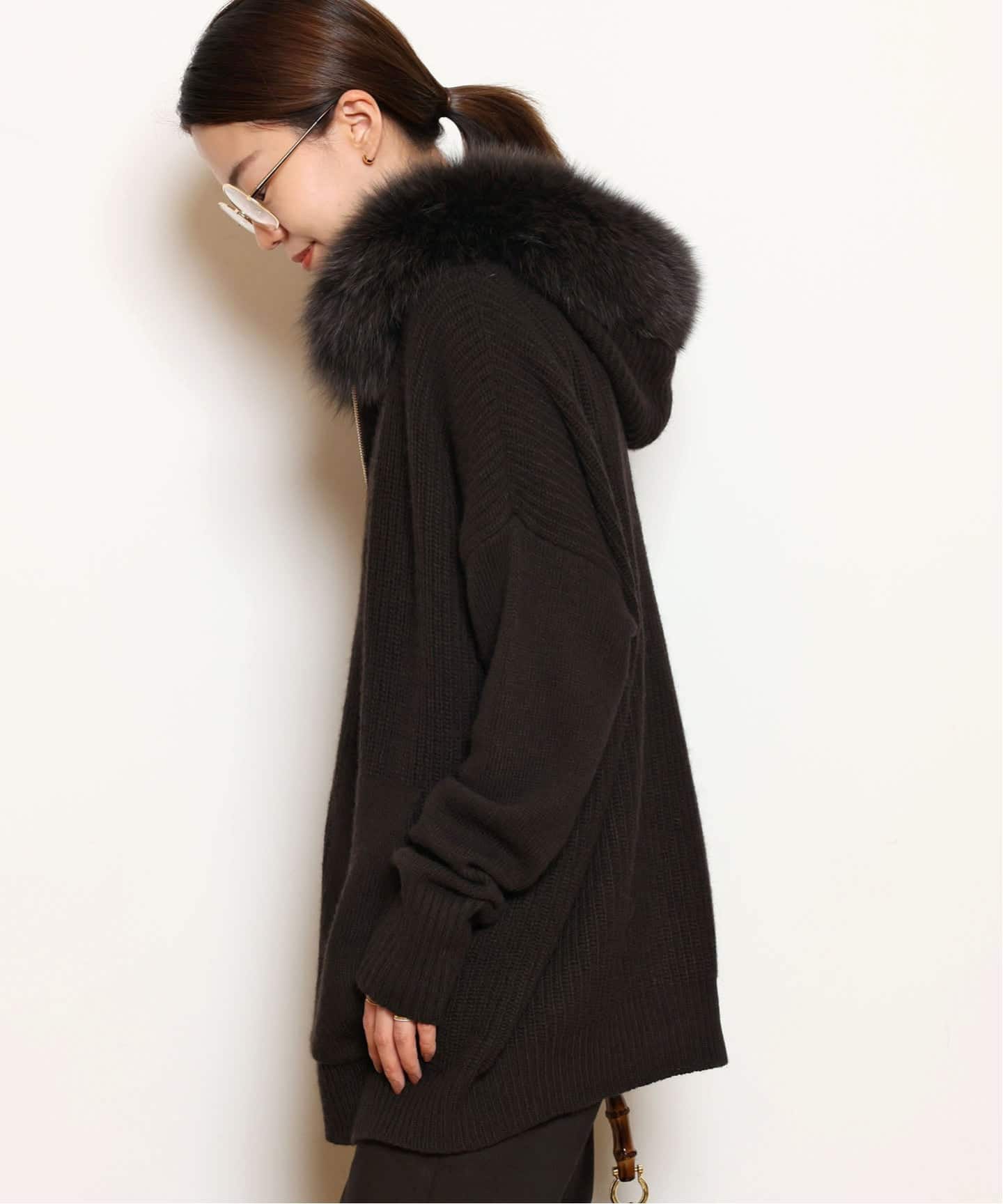 BRUNO CARLO/ブルーノ カルロ】KNIT フーディ（ニット／セーター