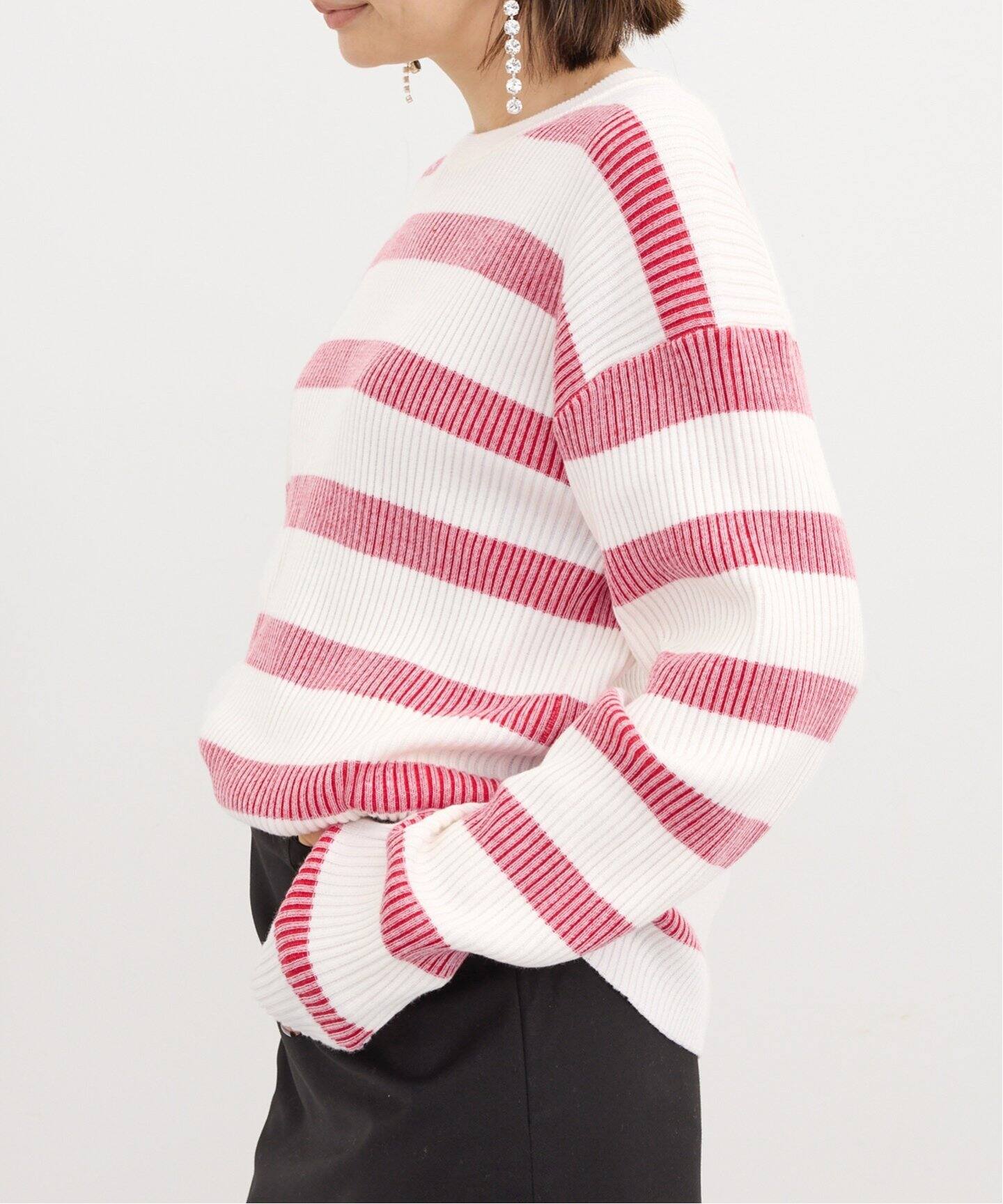 Border Knit（ニット／セーター）｜L 