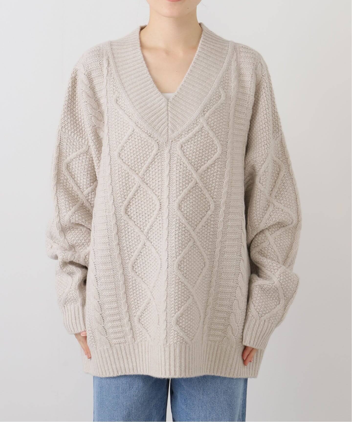 【ABB】silk blend ALAN ニット　ブラウン 新品未使用◇silk blend ALAN ニット ブラウン このニットがあれ