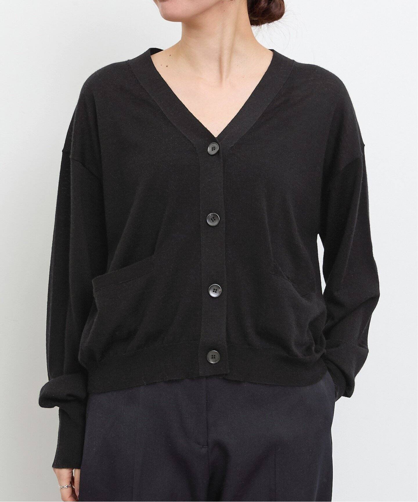 BASIC KNIT CARDIGAN（カーディガン）｜L 