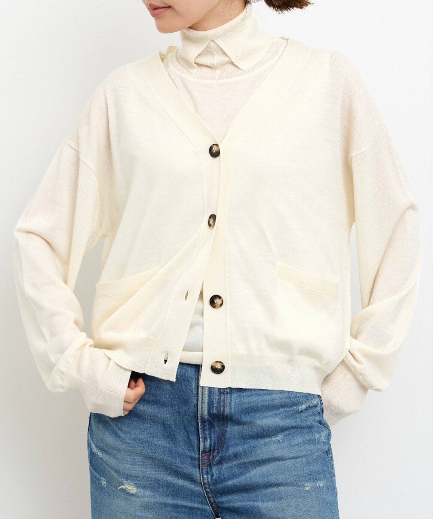 BASIC KNIT CARDIGAN（カーディガン）｜L