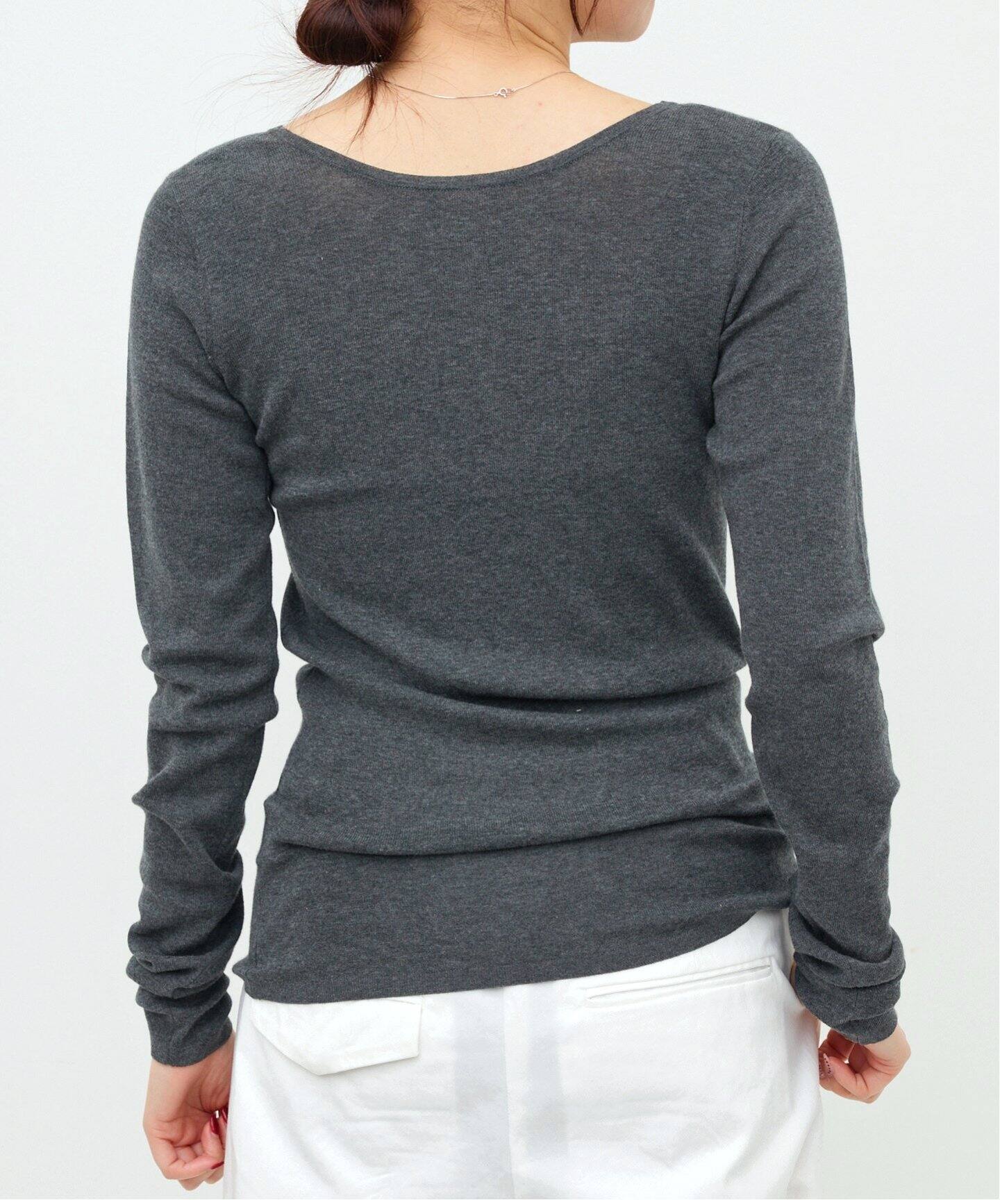 GOOD GRIEF!/グッド グリーフ】 HENRY RIB KNIT TOP（ニット／セーター  