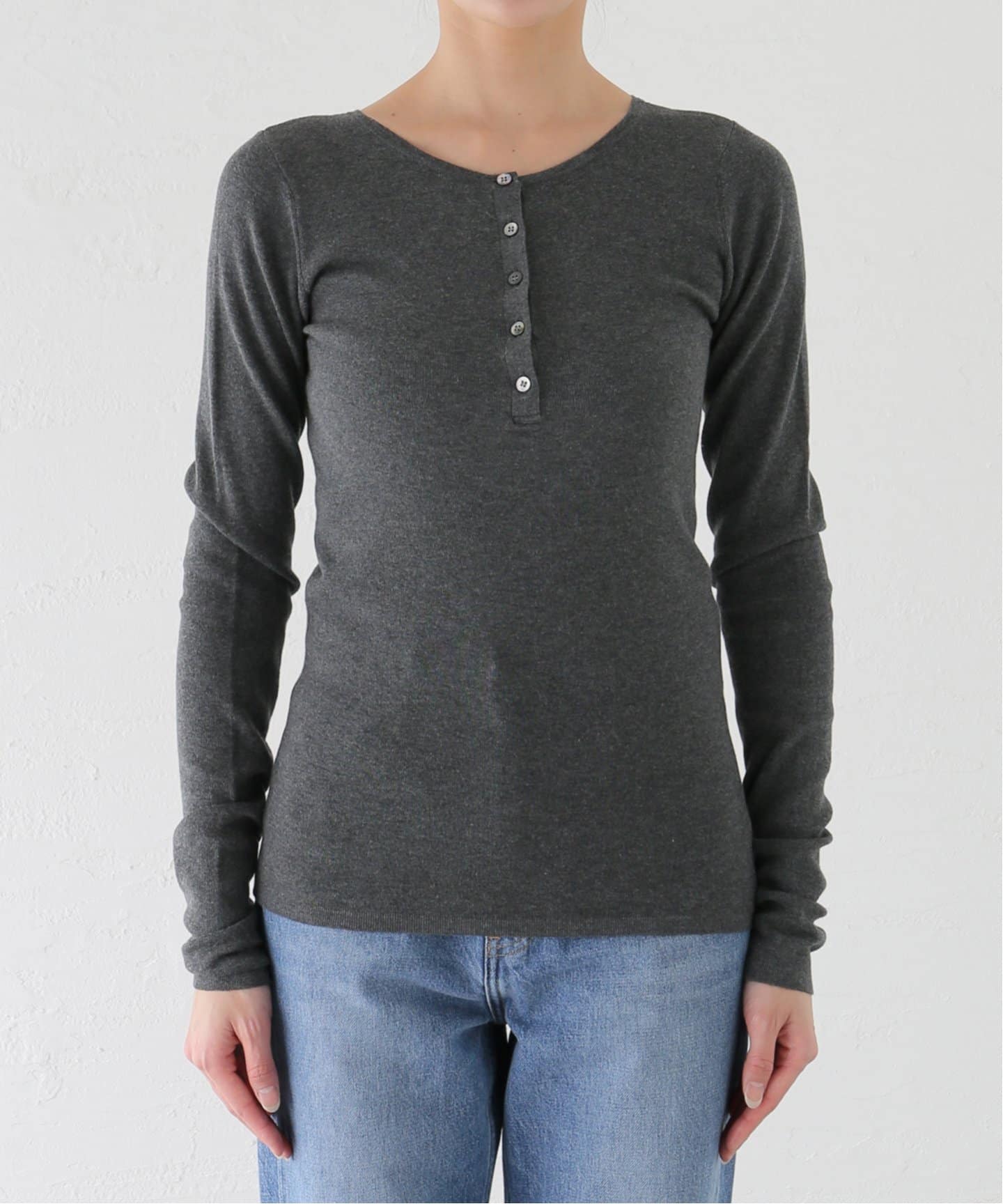 【GOOD GRIEF!/グッド グリーフ】 HENLEY SHORT TOP GOODGRIEF!/グッド グリーフ】 ROUGH-COT HENLEY NECK TOP（T