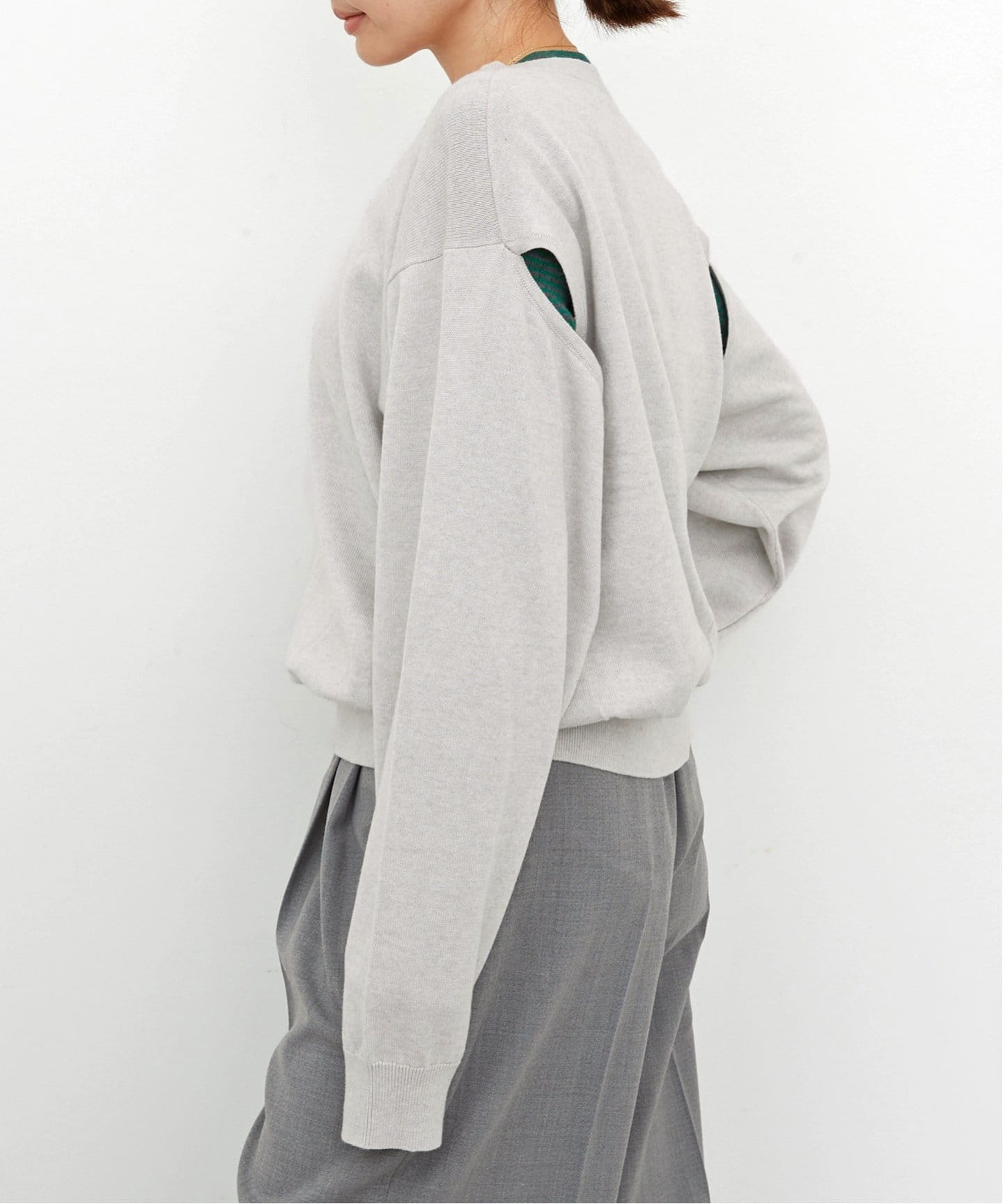 アパルトモン 2way KNIT グレーA 2way KNIT（ニット／セーター）｜L'Appartement（アパルトモン