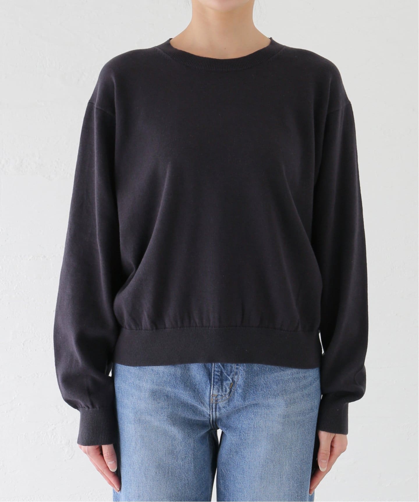 L’Appartmentアパルトモン購入ニットグローブ　ブラックIENA Comfortable Turtleneck knit（ニット／セーター）｜L