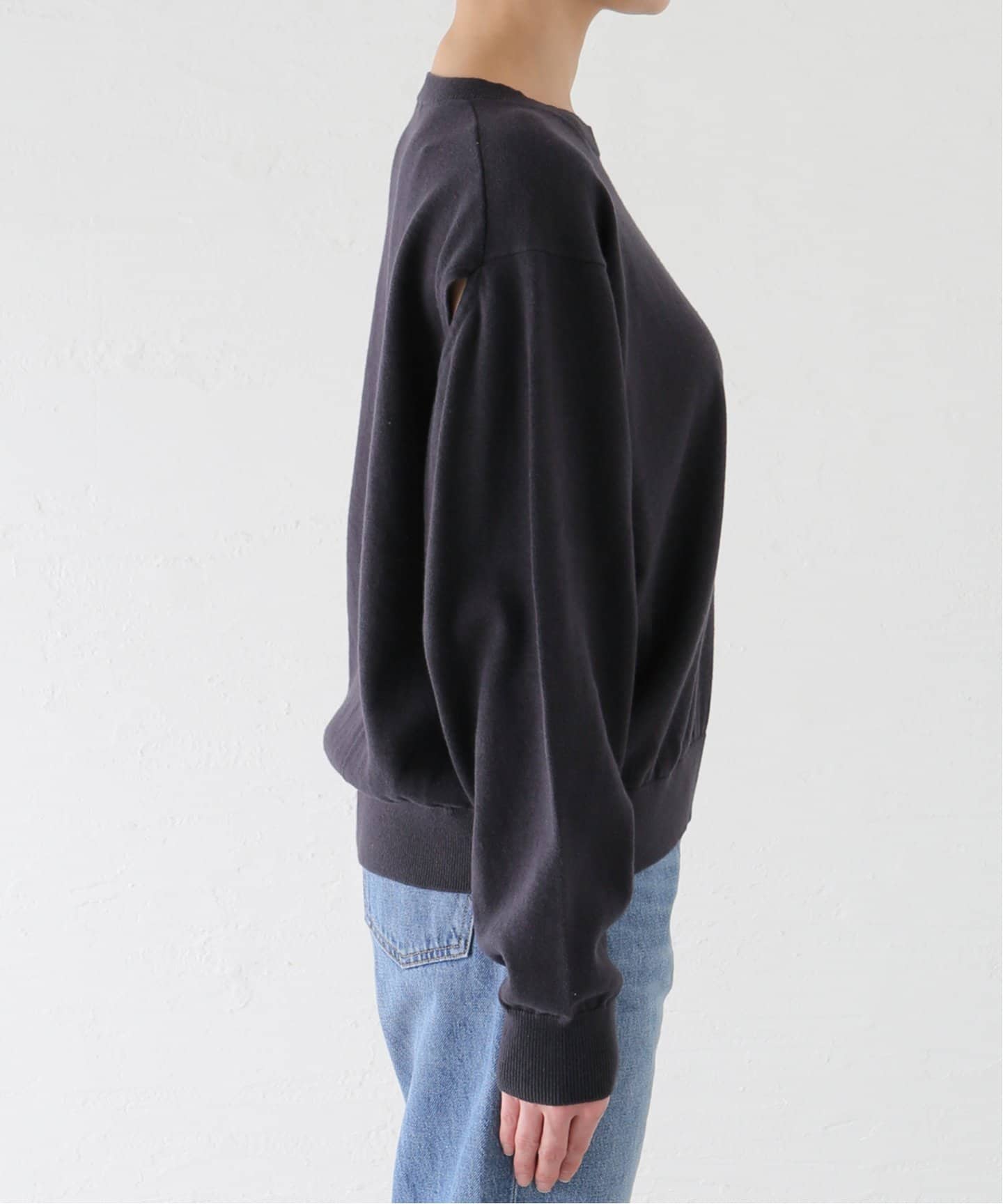 値下げ☆L'Appartement　ニット　ブラック No Sleeve Knit（ニット／セーター）｜L'Appartement
