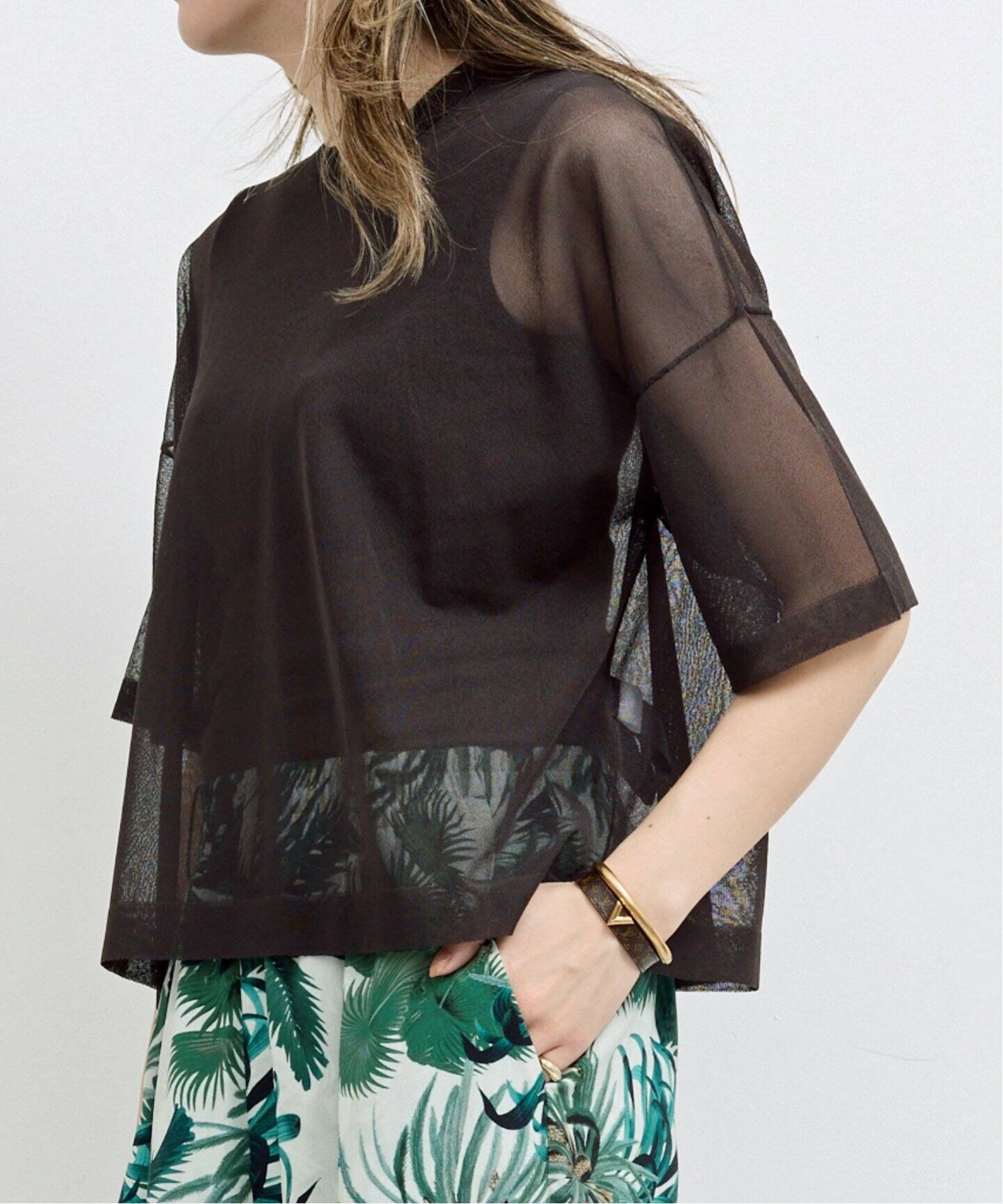 リップL'Appartement Sheer Blouse+Tシャツ Sheer T-shirts（ニット／セーター）｜L'Appartement
