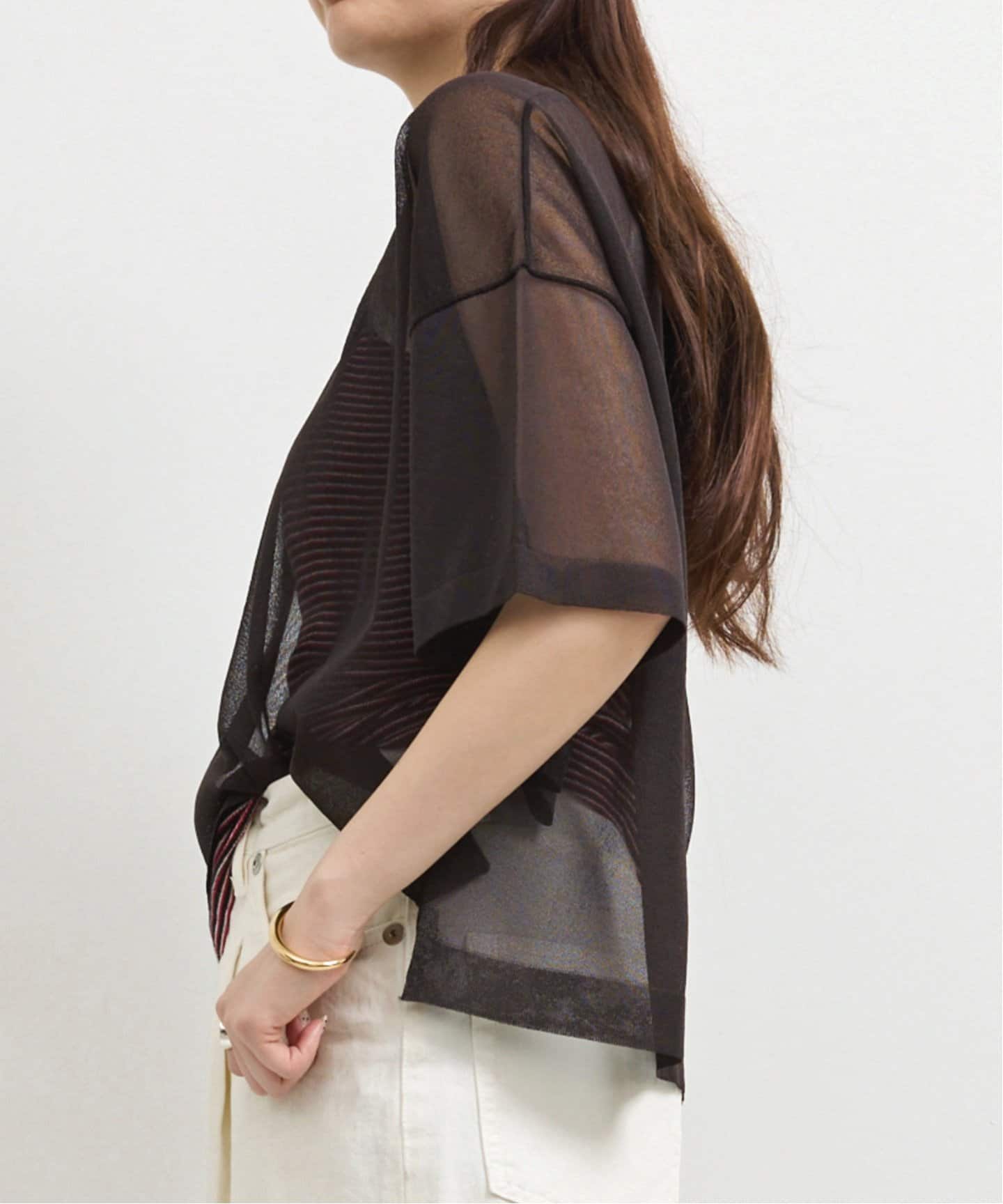 Sheer T-shirt（ニット／セーター）｜L'Appartement