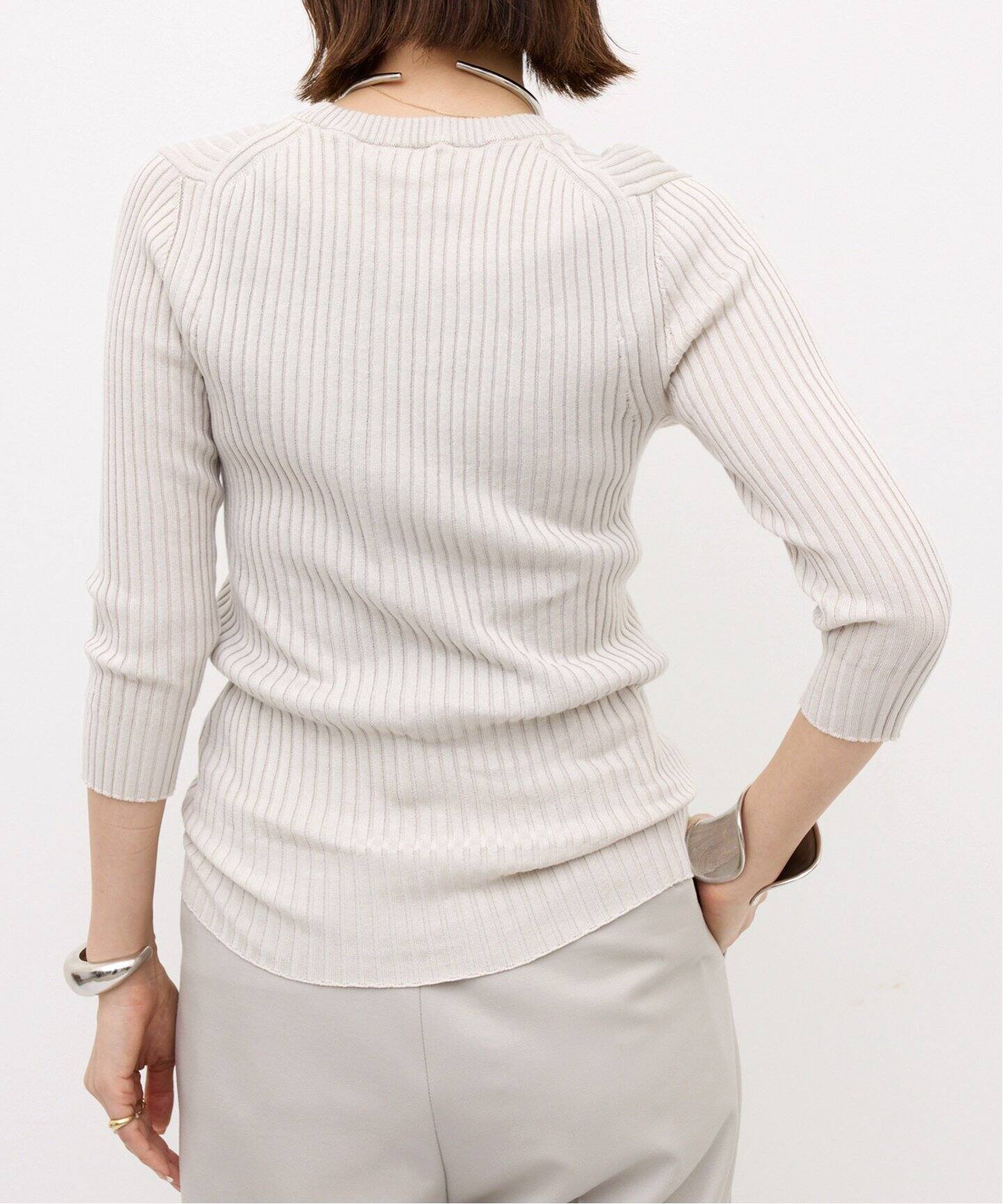 COTTON RIB KNIT（ニット／セーター）｜L 