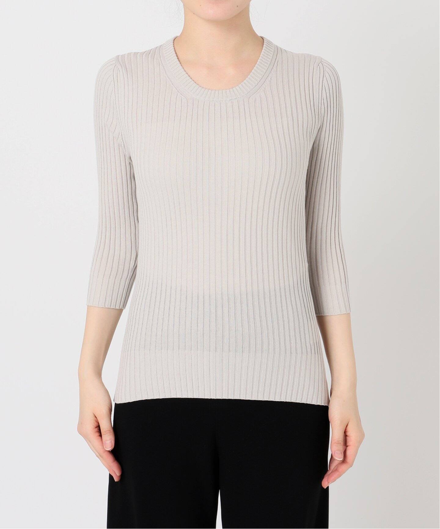 COTTON RIB KNIT（ニット／セーター）｜L 