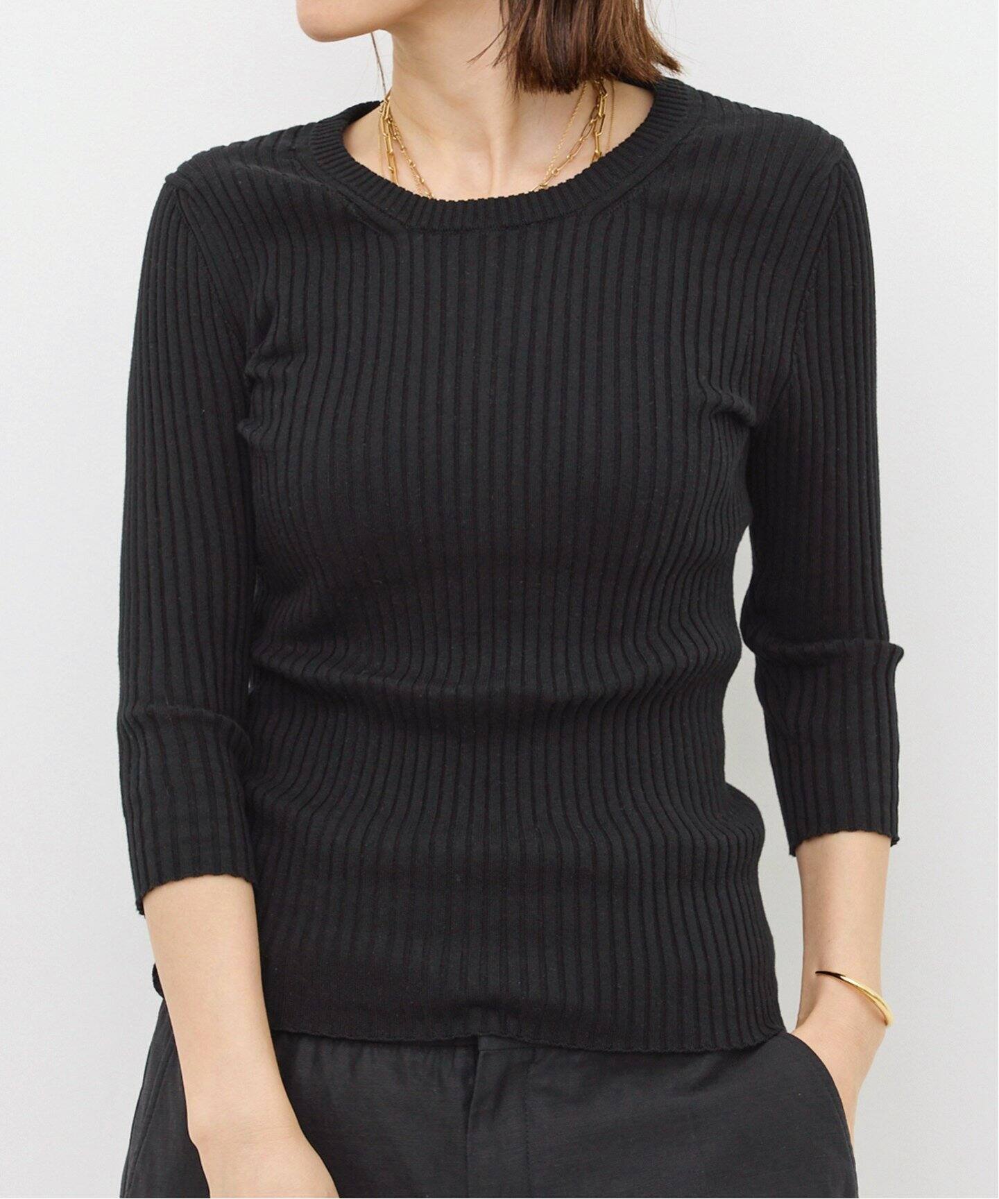 COTTON RIB KNIT（ニット／セーター）｜L 