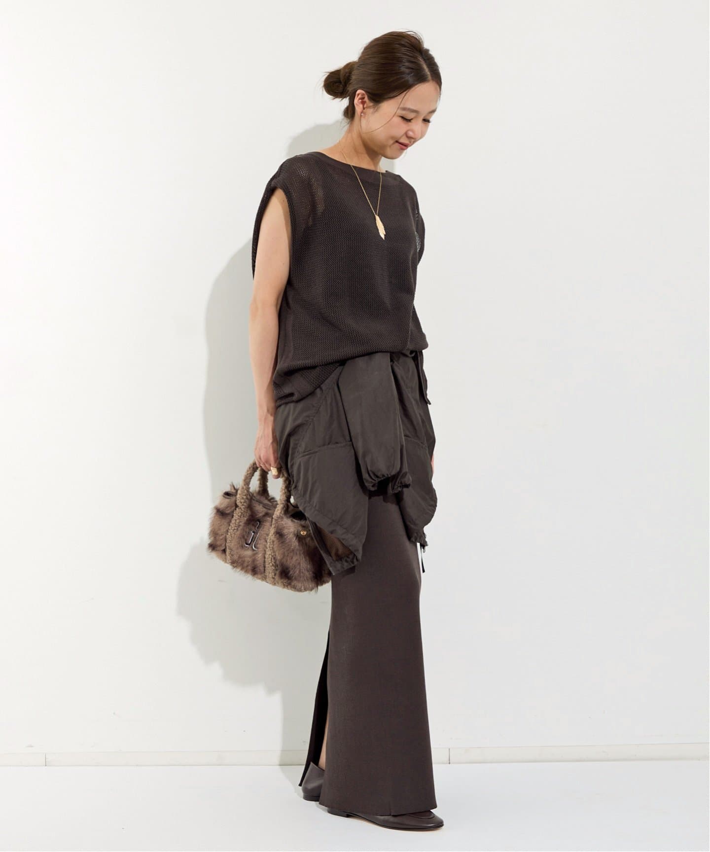 2024 アパルトモン　Mesh Knit メッシュニット Mesh Knit（ニット／セーター）｜L'Appartement（アパルトモン