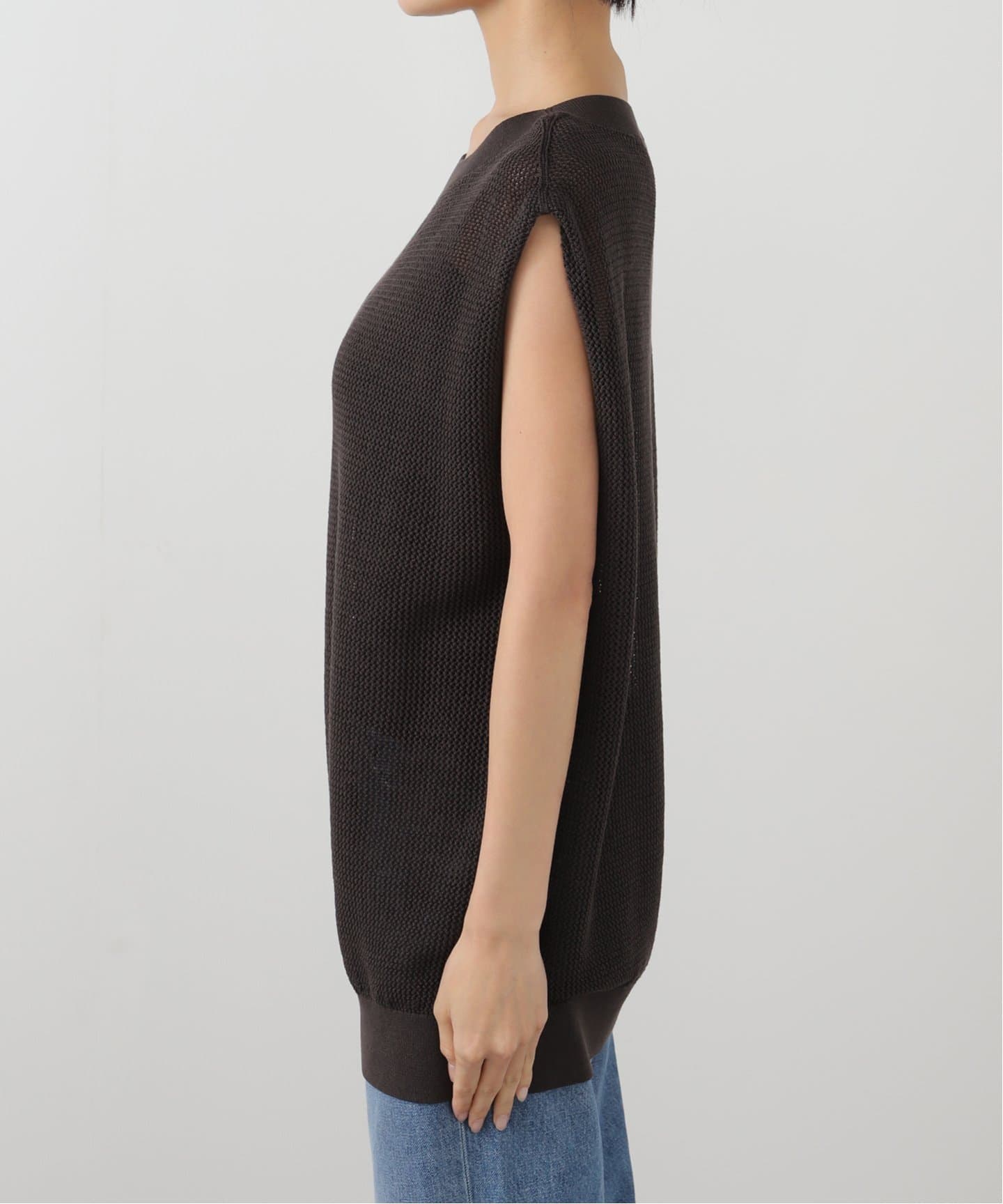 MESH NO SLEEVE KNIT（ニット／セーター）｜L'Appartement