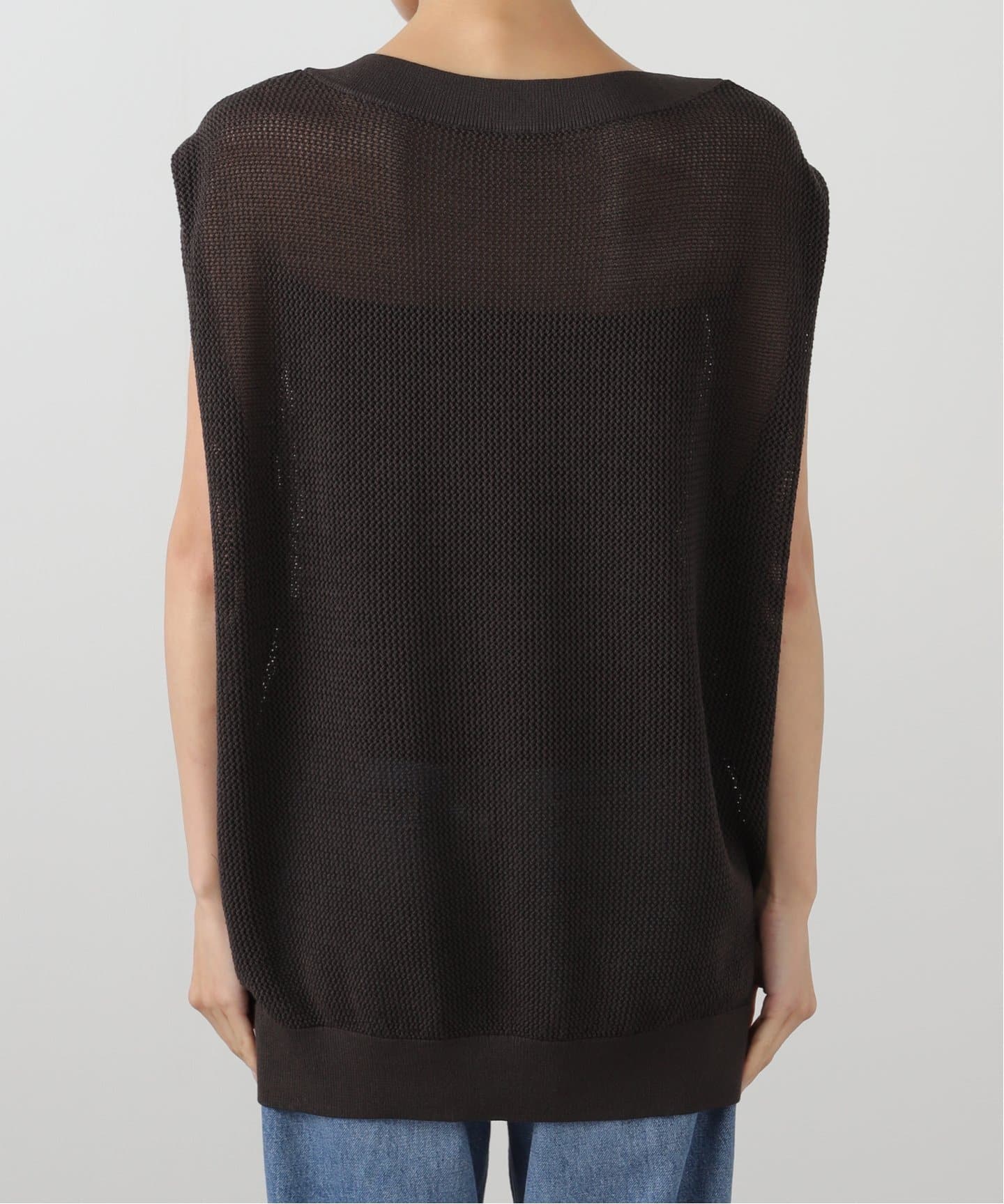 MESH NO SLEEVE KNIT（ニット／セーター）｜L'Appartement