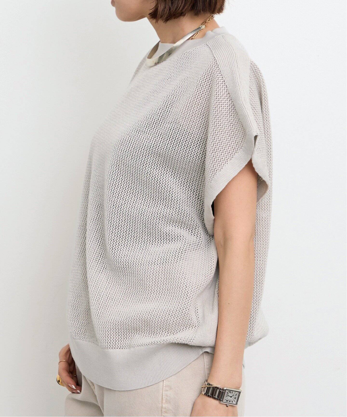 Mesh Knit（ニット／セーター）｜L