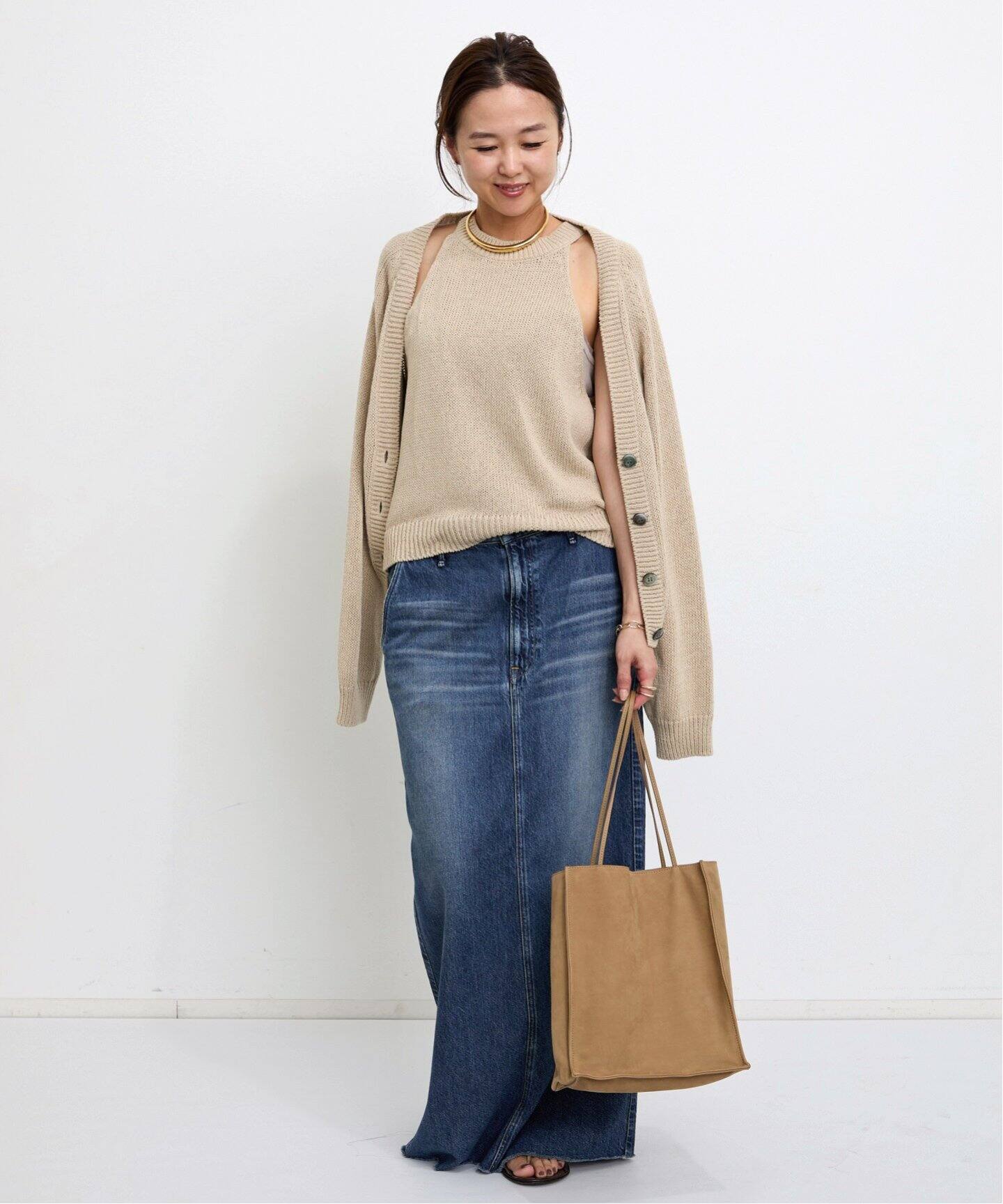【L'Appartement】アパルトモン N/S KNIT ノースリーブニット L'Appartement DEUXIEME CLASSE - L'Appartement ☆ Rib N/S Top