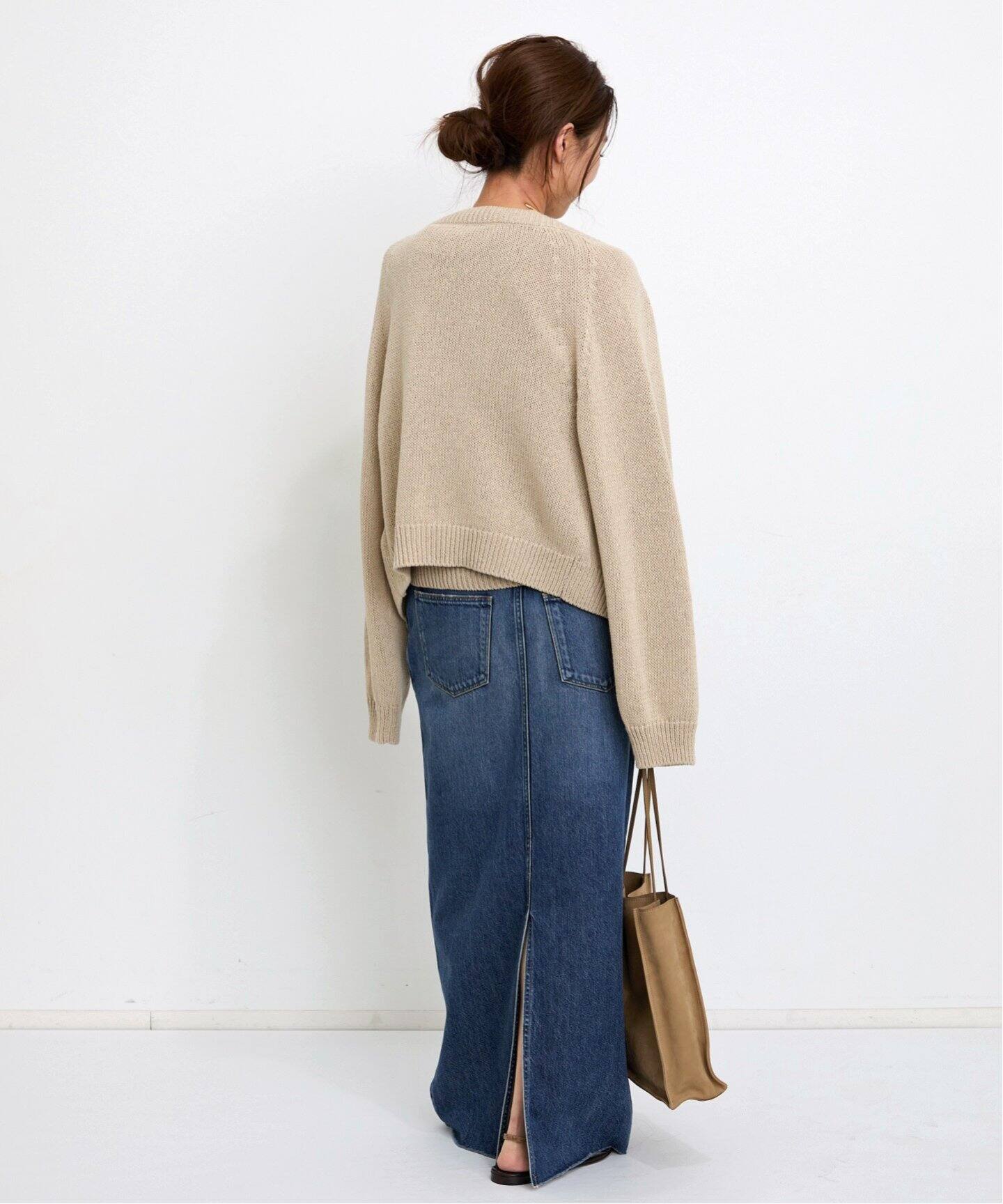 ななち 新品アパルトモン No Sleeve Knit ノースリーブニット No Sleeve Rib Knit（ニット／セーター）｜L'Appartement