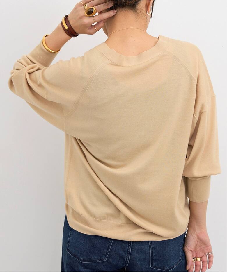 WISH High Gauge V Neck Pullover（ニット／セーター）｜L 