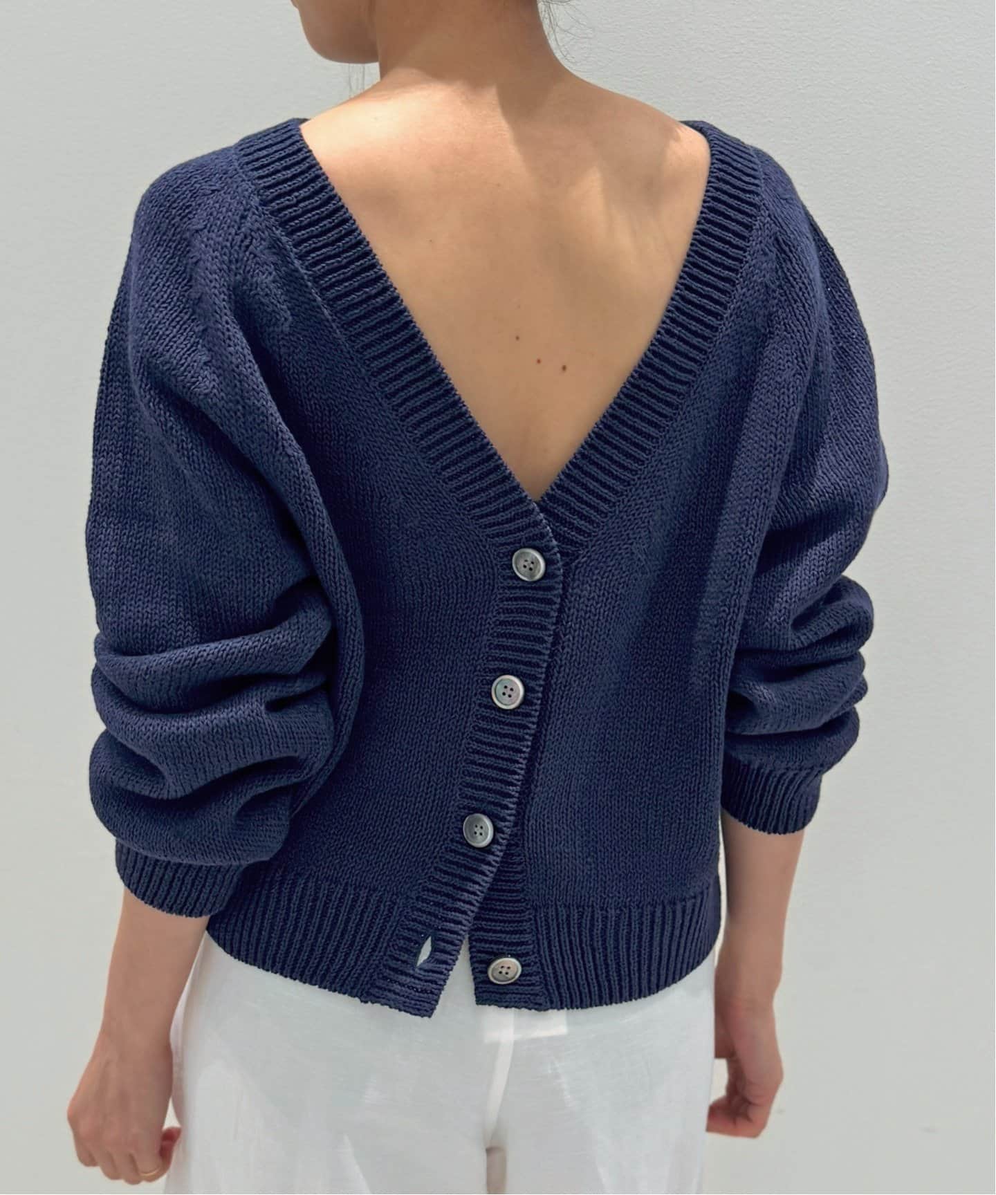 ■美品 L'Appartement KnitCardigan ニットカーディガン Knit Vneck Cardigan（ニット／セーター）｜L'Appartement