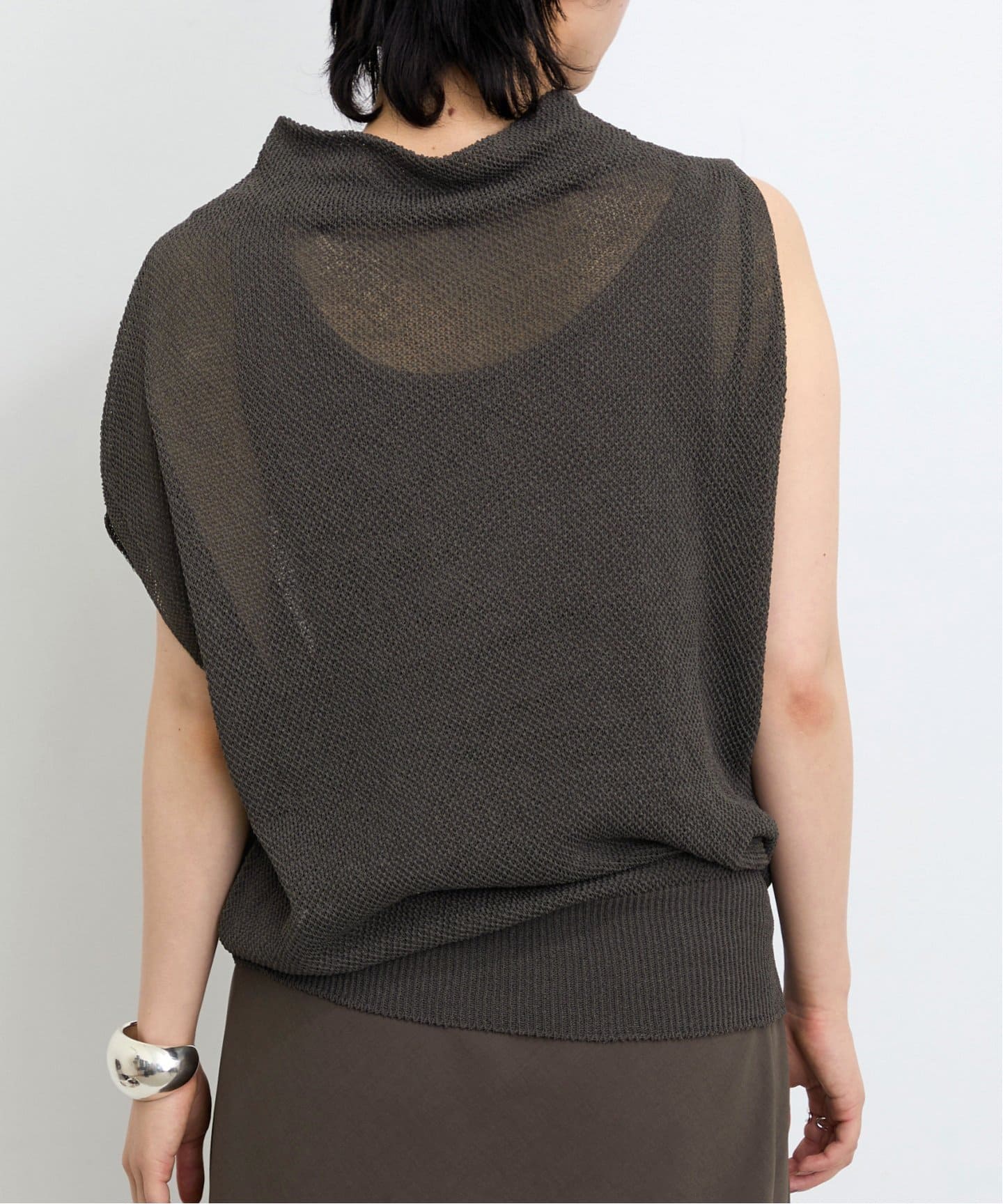 L&#39;Appartement DEUXIEME CLASSE - L&#39;Appartement  Asymmetry Knit ベージュ ASYMMETRY KNIT（ニット／セーター）｜L'Appartement
