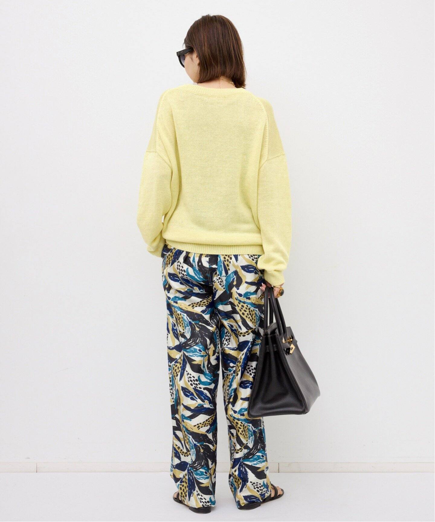 LINEN BF KNIT PULLOVER（ニット／セーター）｜L 