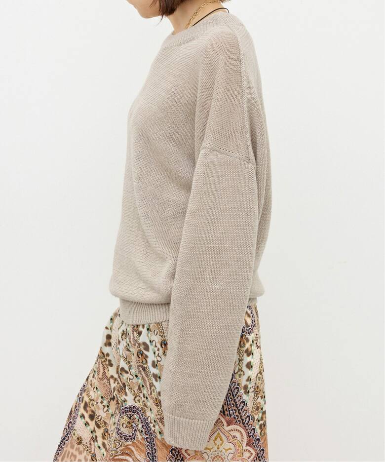 アパルトモンLINEN BF KNIT PULLOVER 