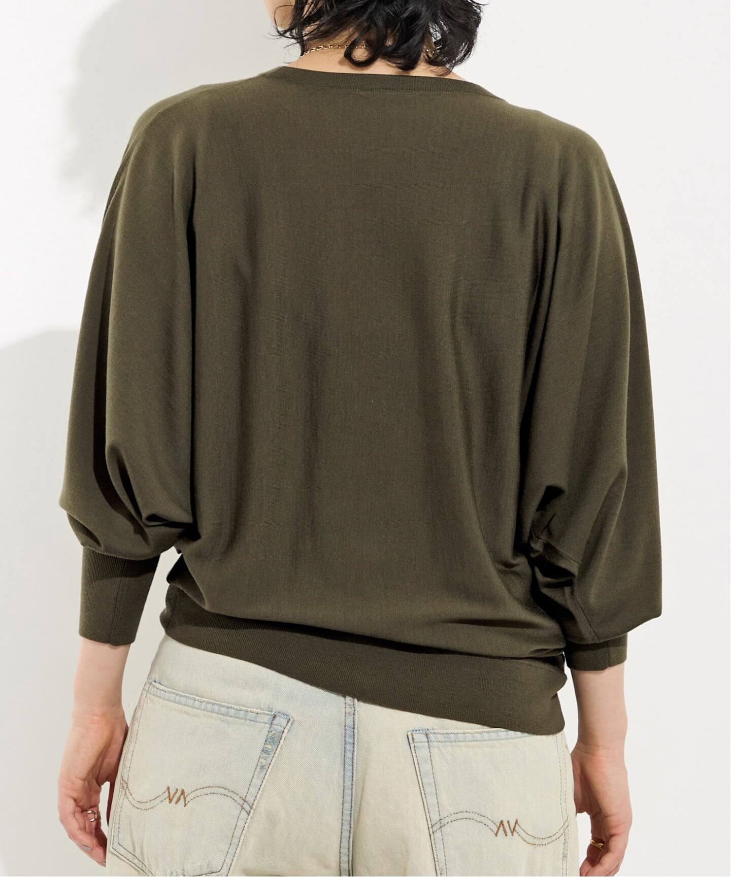 WISH DOLMAN ASYMMETRY PULL OVER（ニット／セーター）｜L'Appartement