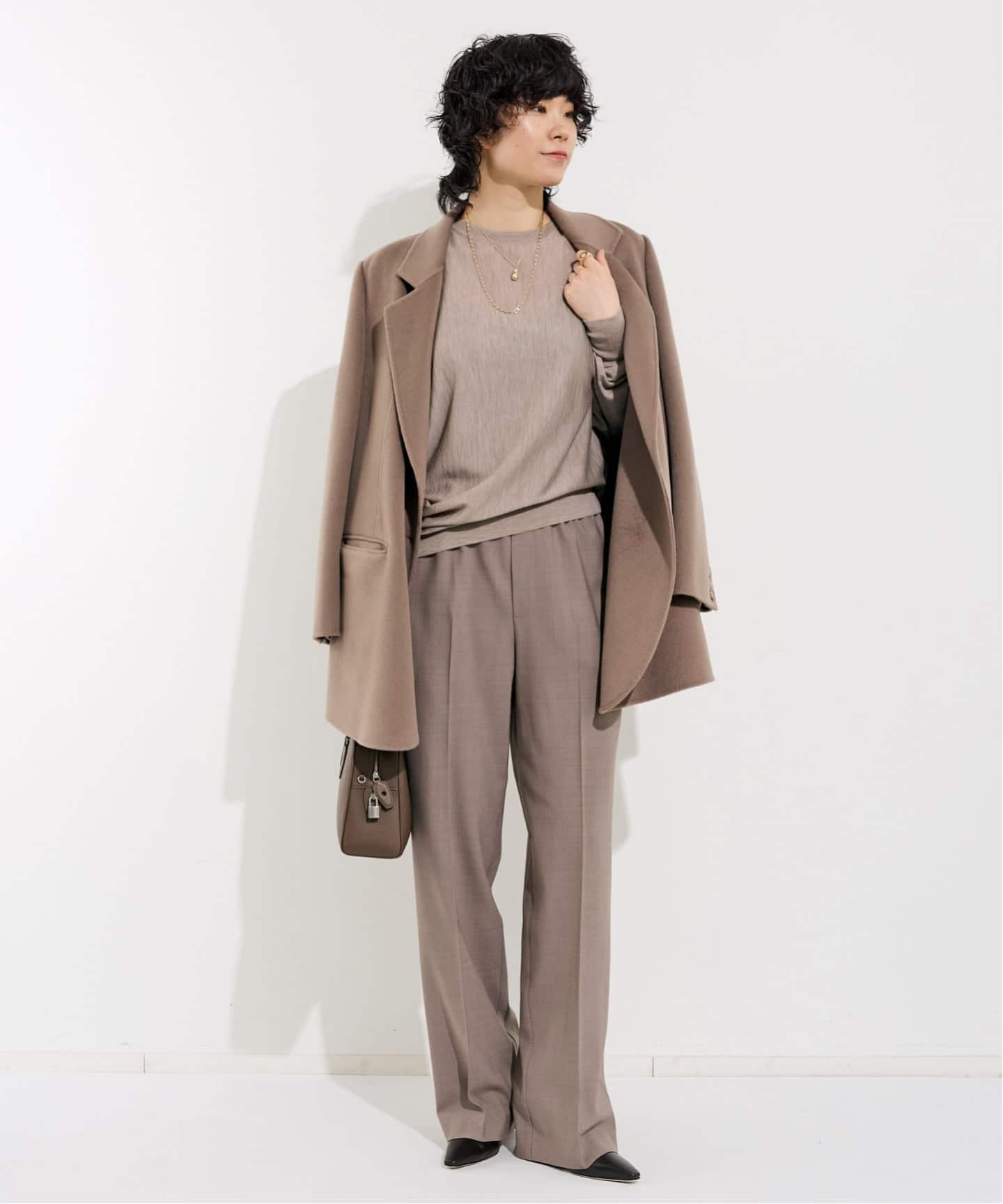 WISH OVER PULL ASYMMETRY DOLMAN WISH アパルトモン DOLMAN OVER（ニット／セーター）｜L'Appartement PULL ASYMMETRY トップス