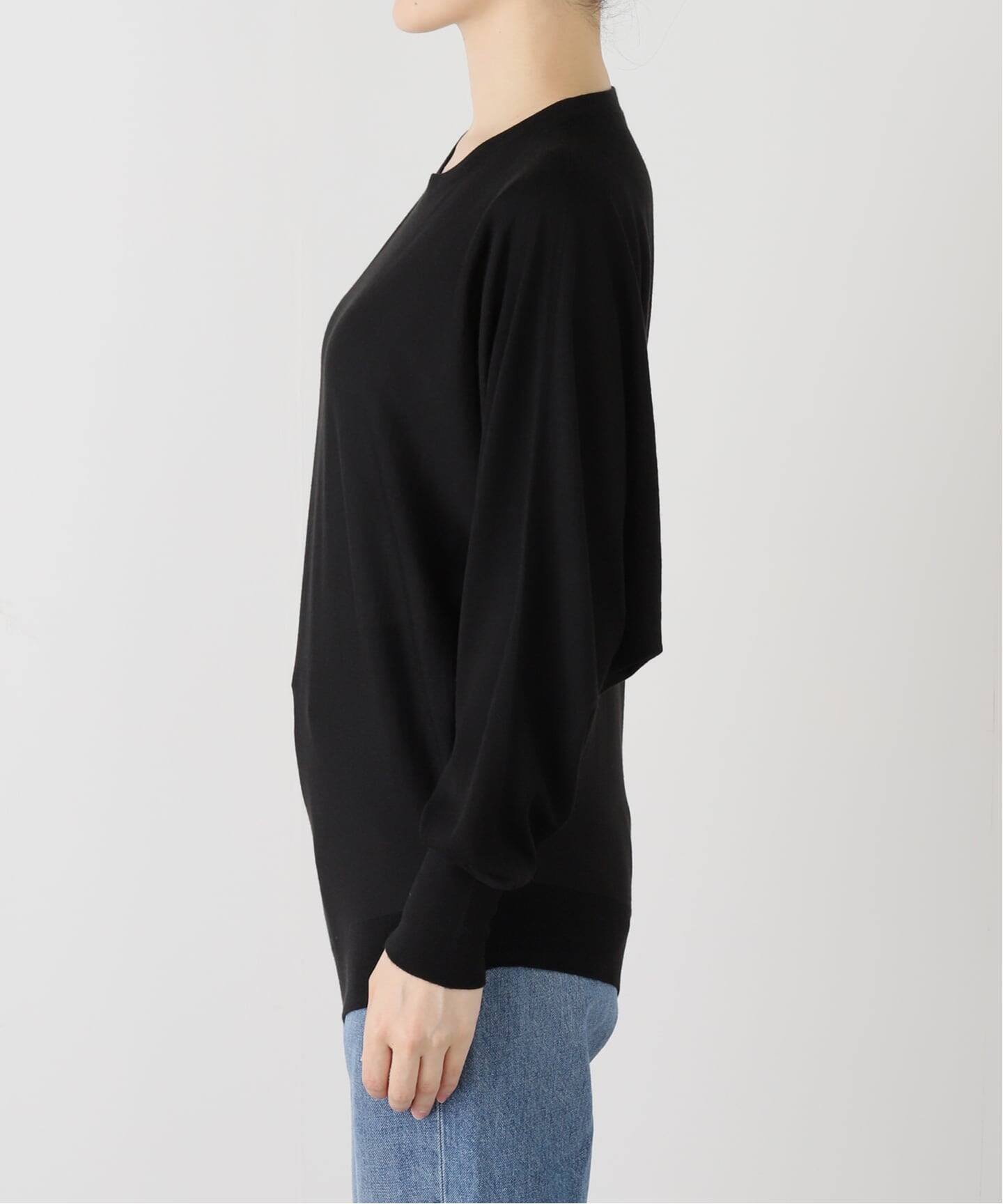 アパルトモン購入 フィリッパコー 23AW ストラクチャーニットセーター WISH DOLMAN ASYMMETRY PULL OVER（ニット／セーター）｜L