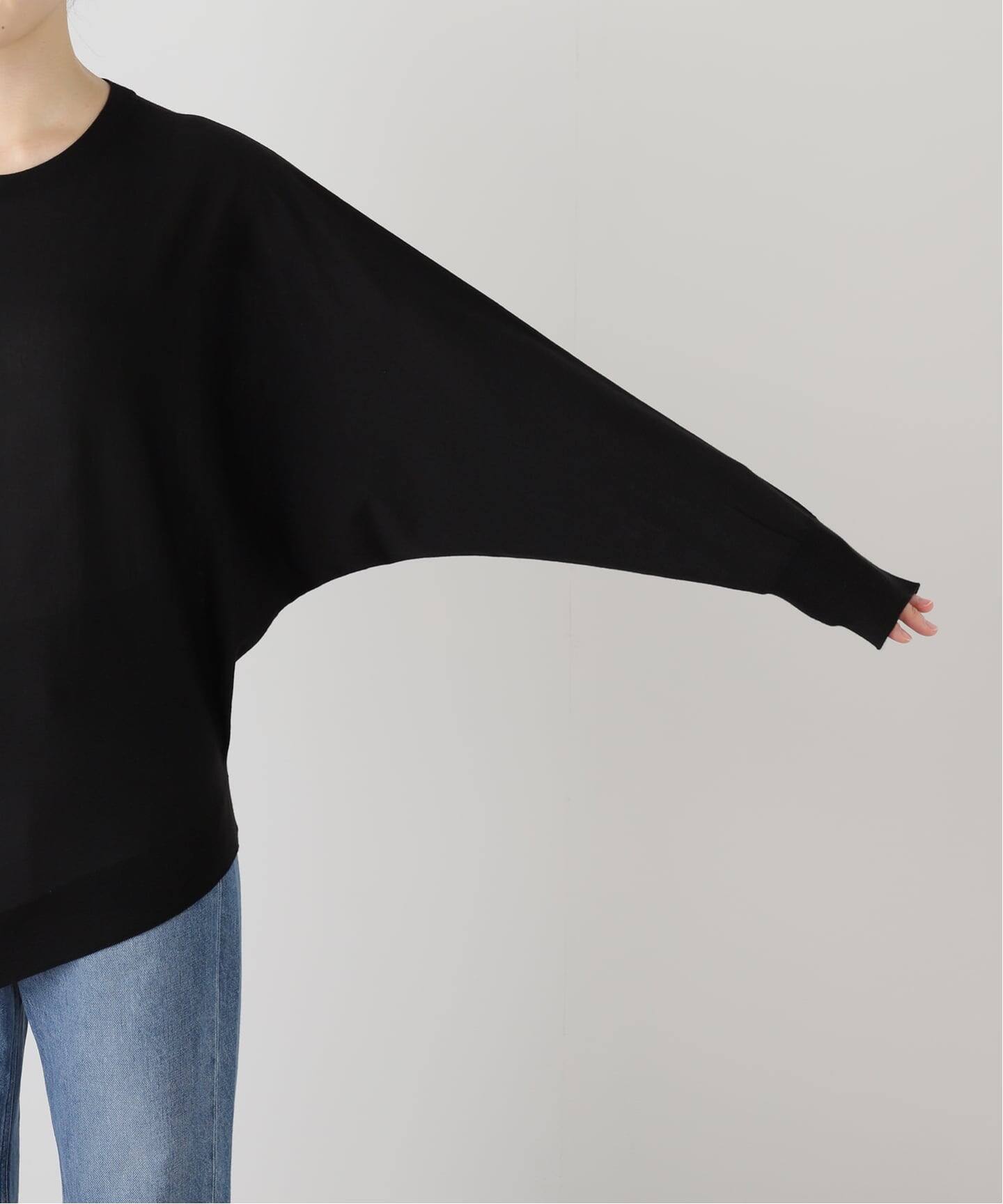 WISH DOLMAN ASYMMETRY PULL OVER（ニット／セーター）｜L'Appartement