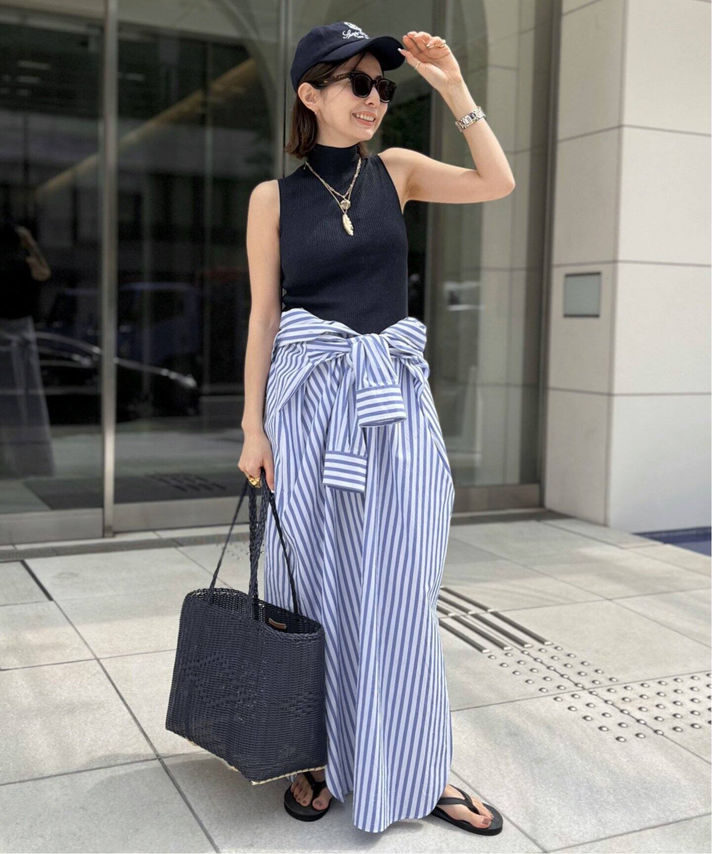 22SSアパルトモン No Sleeve summer Knit サマーニット（No