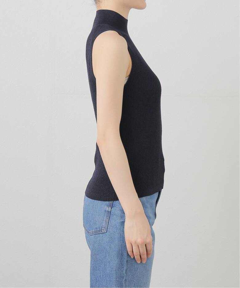 No Sleeve Rib Knit（ニット／セーター）｜L