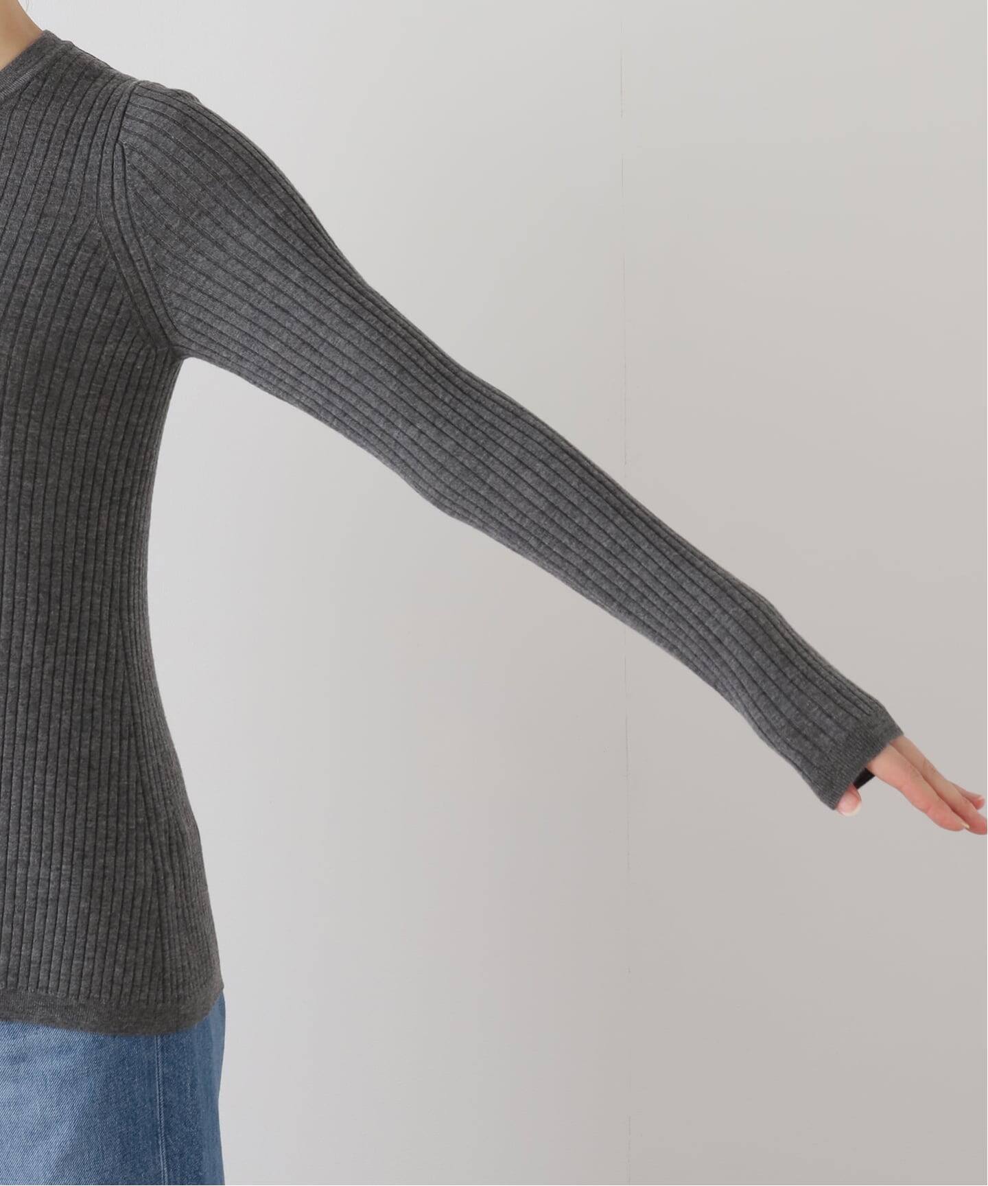 RIB KNIT with BUTTON（ニット／セーター）｜L'Appartement
