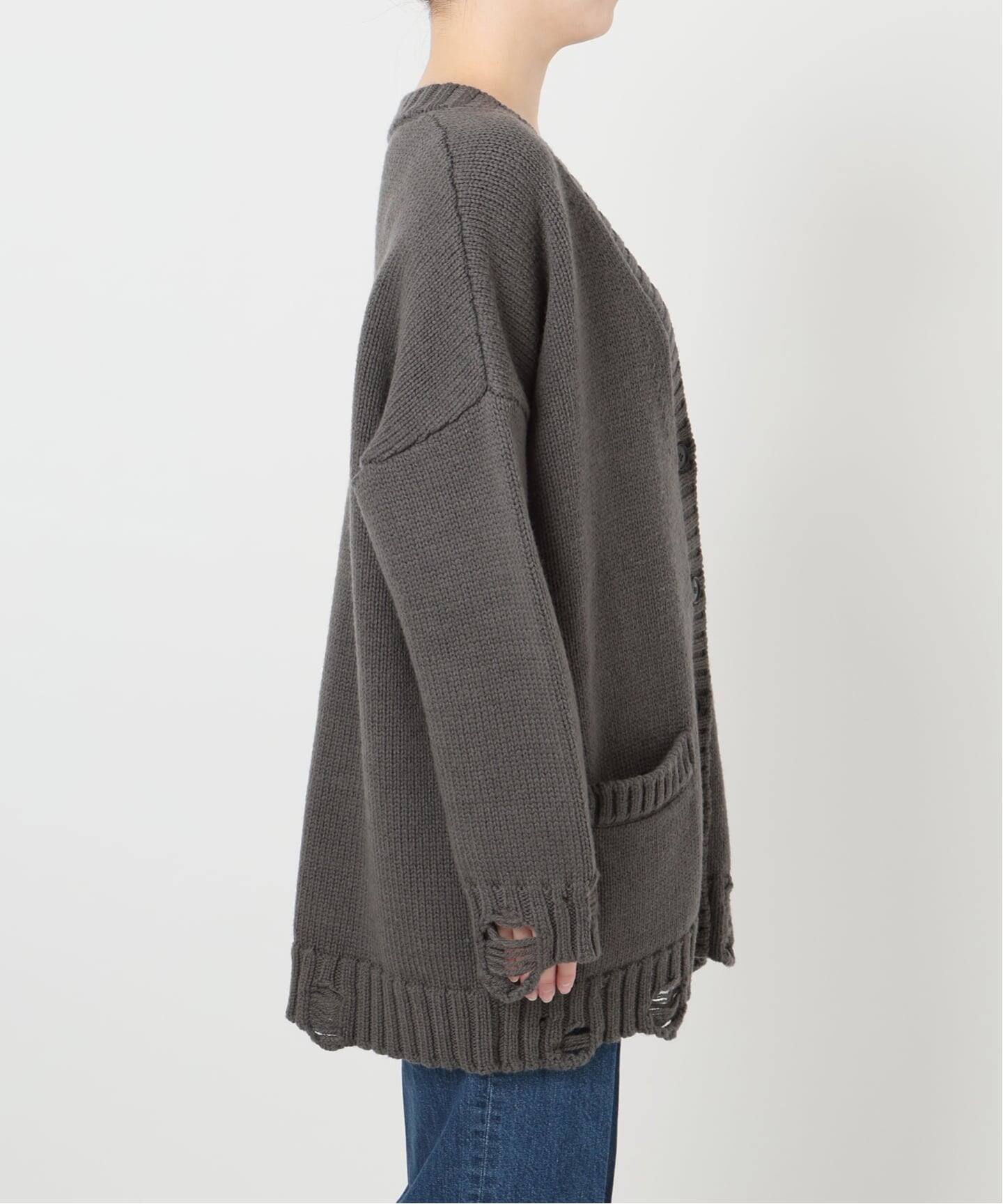 Damage Knit Cardigan（カーディガン）｜L'Appartement（アパルトモン