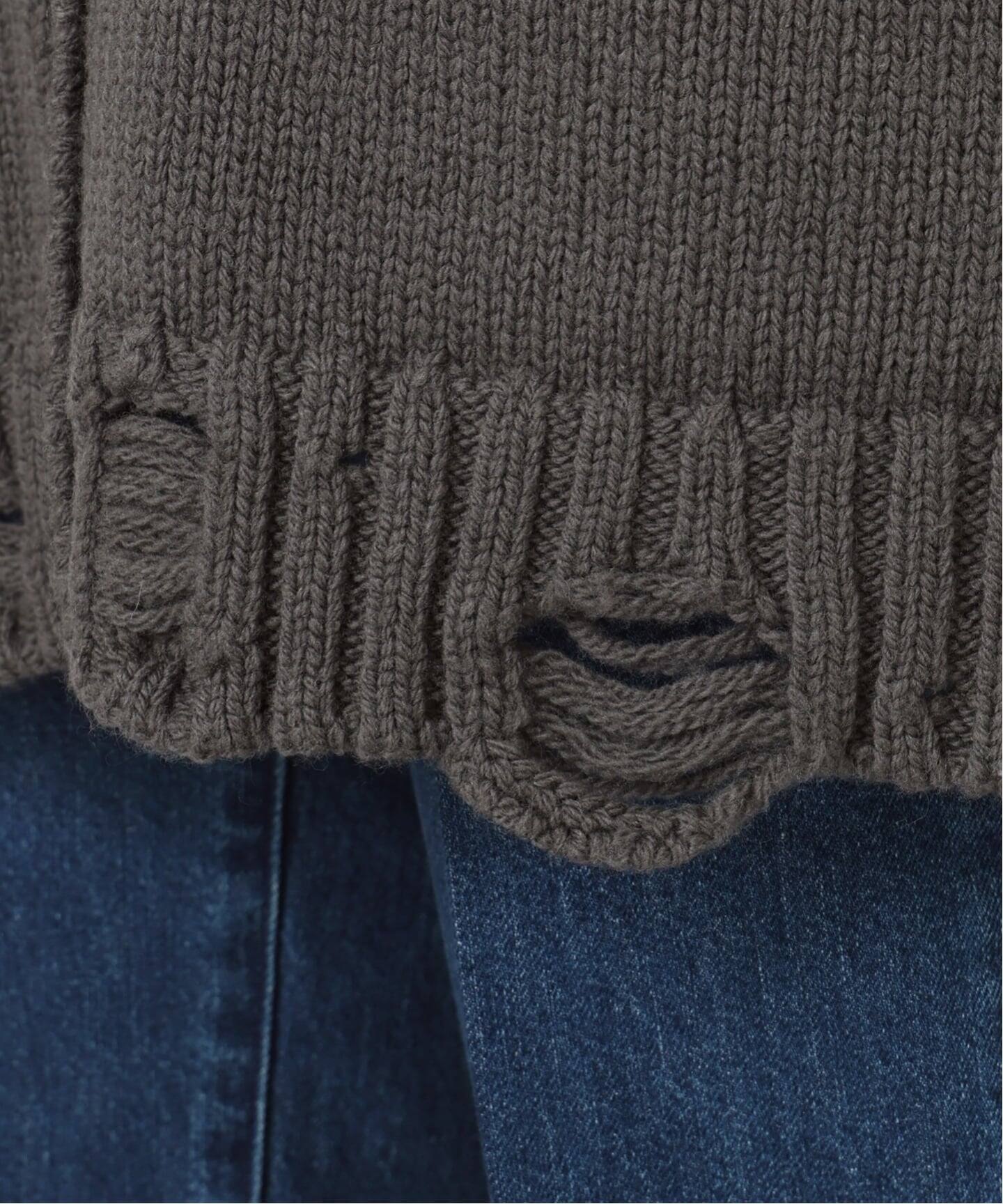 Damage Knit Cardigan（カーディガン）｜L'Appartement（アパルトモン