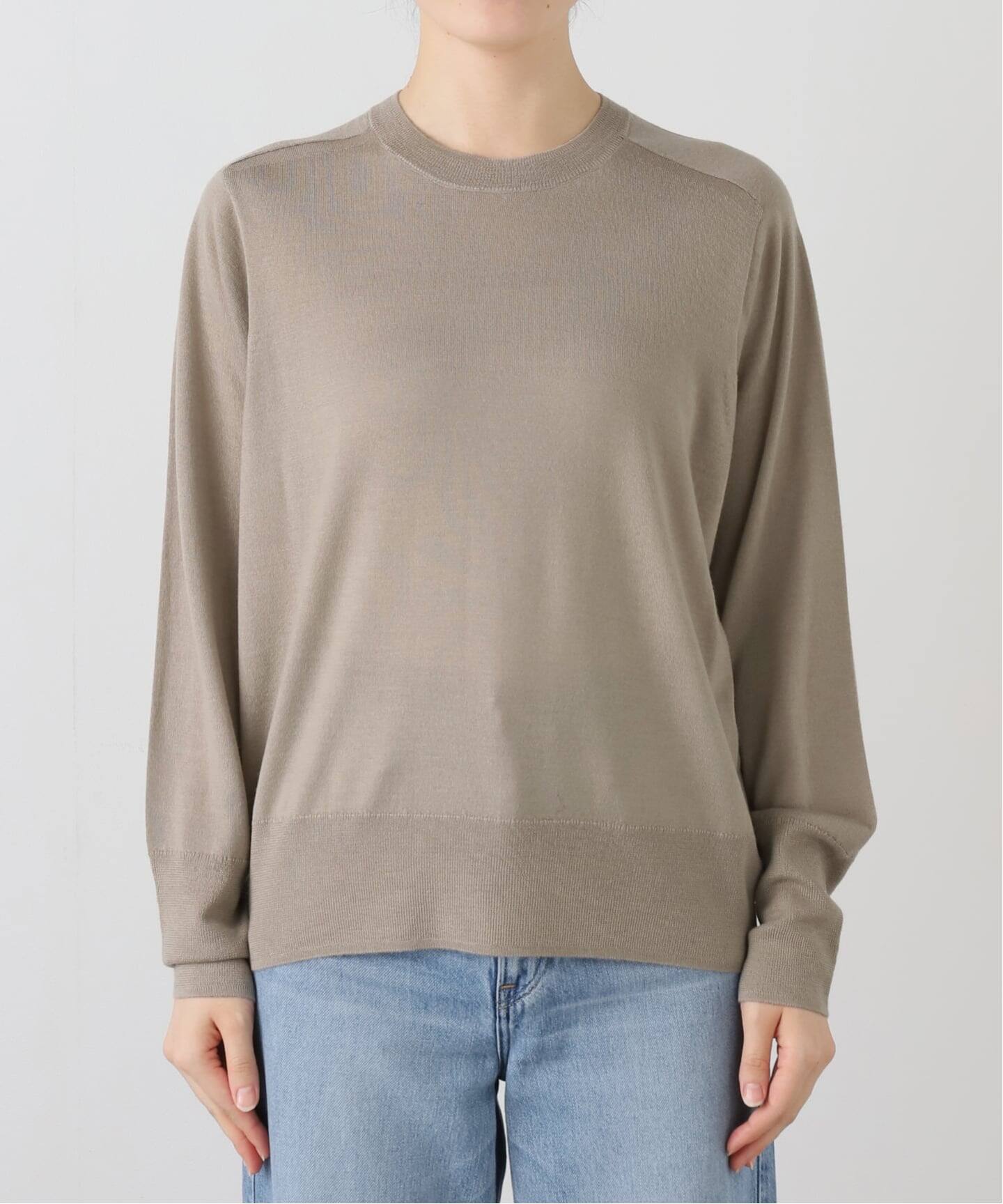 Wool Silk Cashmere Crewneck Knit（ニット／セーター）｜L