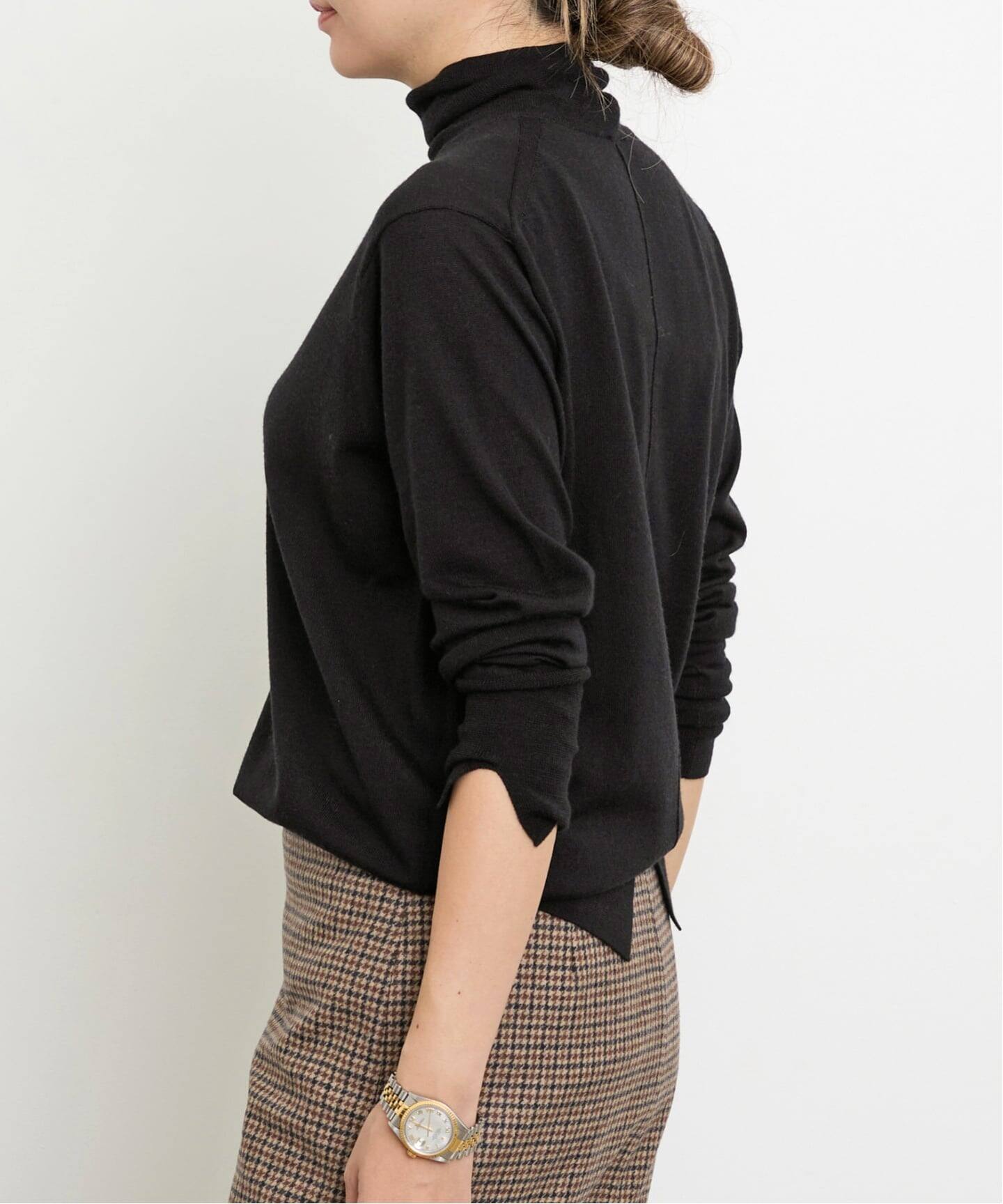 Wool Silk Cashmere Turtleneck Knit（ニット／セーター）｜L