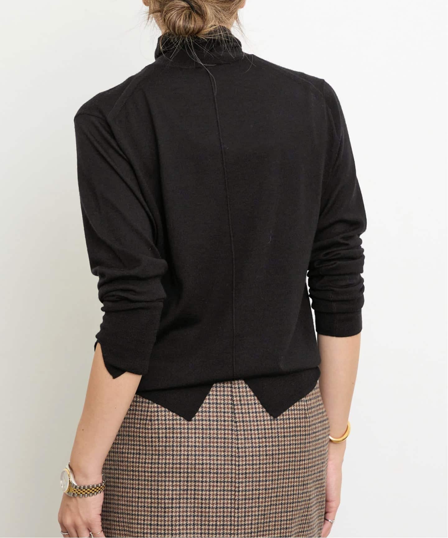 Wool Silk Cashmere Turtleneck Knit（ニット／セーター）｜L