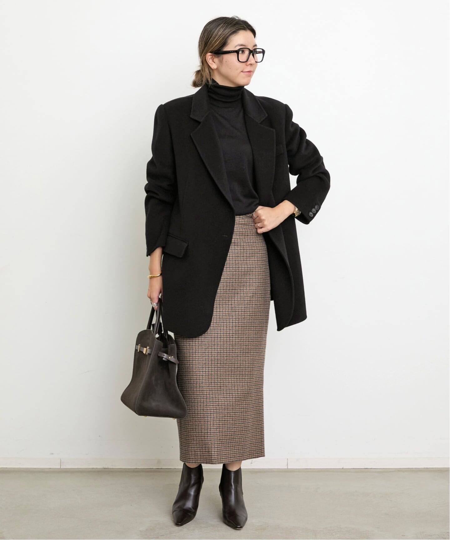 Wool Silk Cashmere Turtleneck Knit（ニット／セーター）｜L