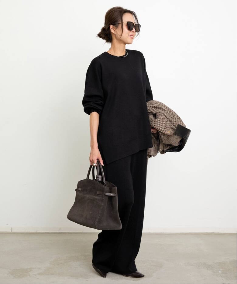18G Smooth Wide Pullover（ニット／セーター）｜L