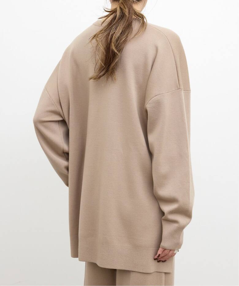 18G Smooth Wide Pullover（ニット／セーター）｜L